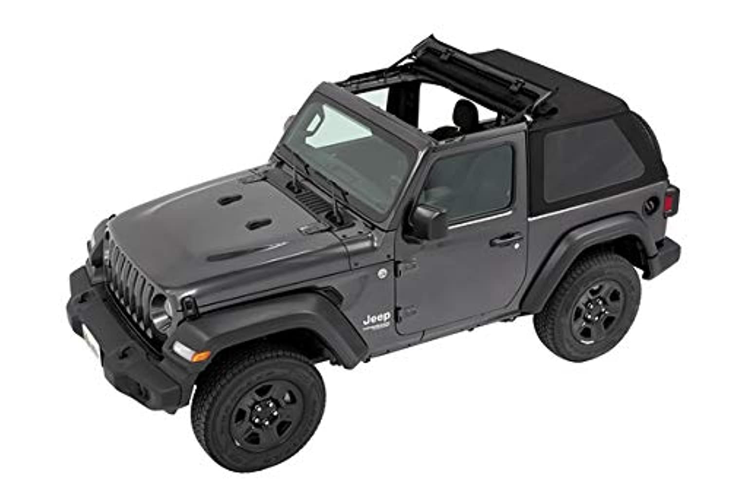 Bestop Trektop Soft Top For The 2-Door Jeep Wrangler Jl (2018-Current) In Black Twill