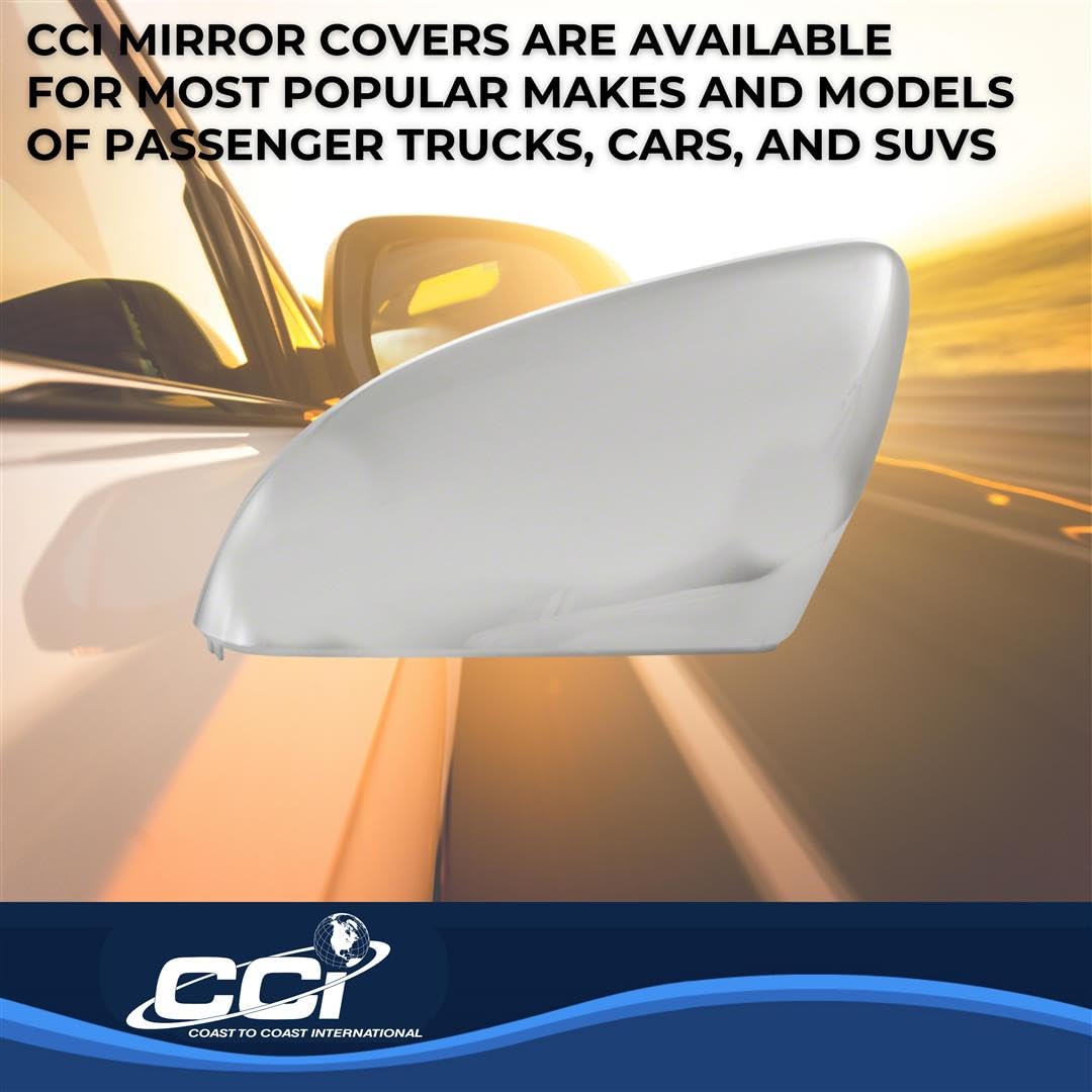 Coast To Coast International Chrome Mirror Covers, Set Of 2, Compatible With Ford Edge 2015-2023 - Ccimc67515R