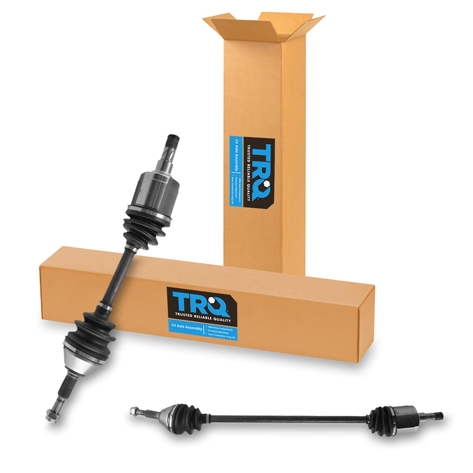 Trq Front Cv Axle Shaft Assembly Set Compatible With 2005-2010 Chevrolet Cobalt 2007-2009 Pontiac G5 2003-2007 Saturn Ion