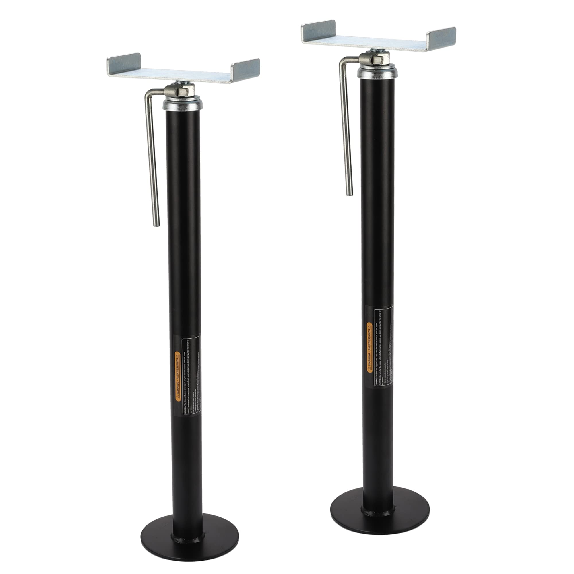 LUSHIH RV Slide Out Support Trailer Stabilizer Jacks, RV Camper Accessories for Travel Trailers - 15'' to 26'' - 5000 Lbs Each -