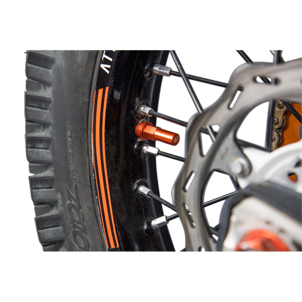 Tusk Rim Lock Nut/Spacer Kit Orange For Ktm 85 Sx 19/16 2020-2023