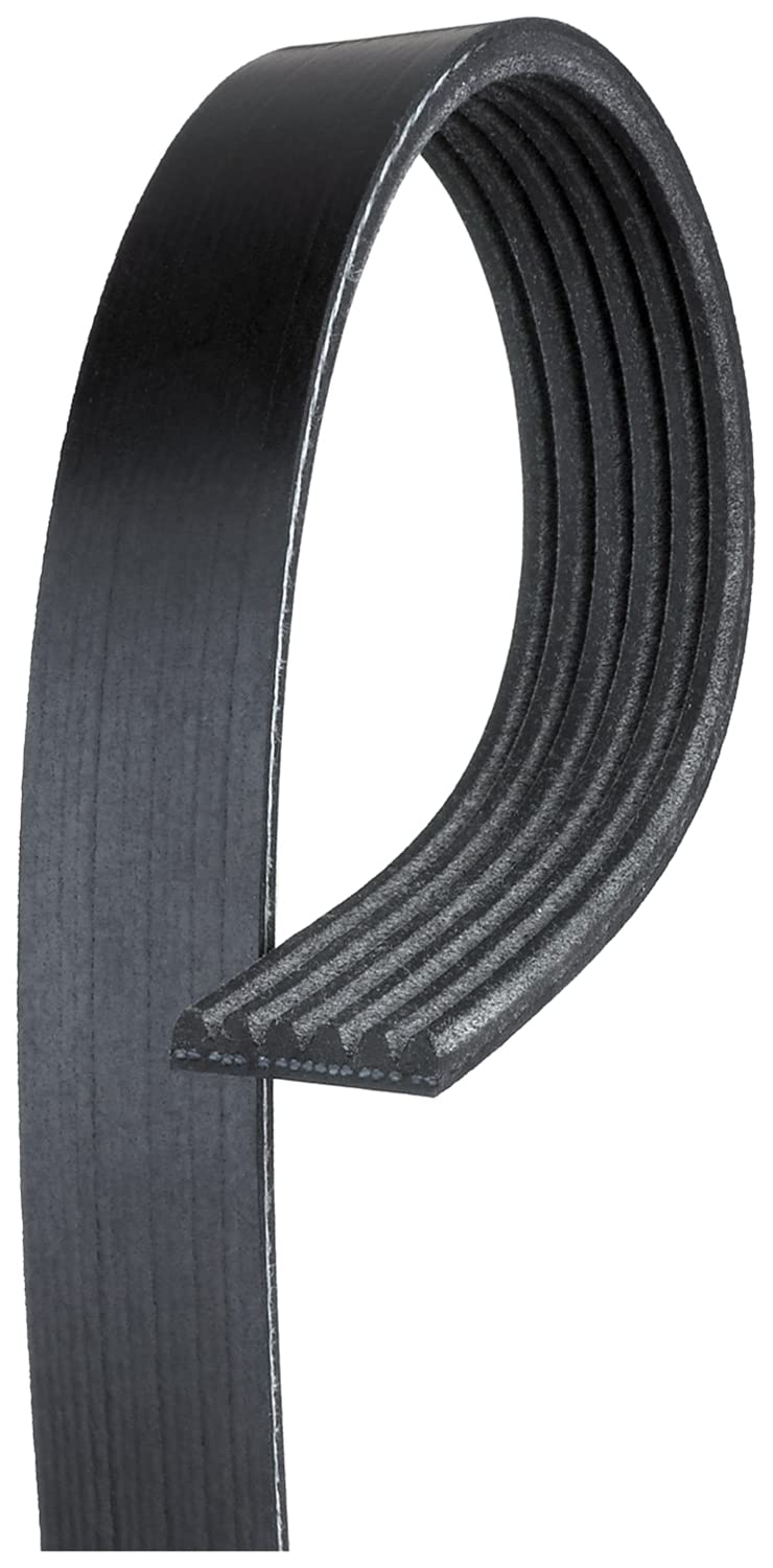 Gates Micro-V Serpentine Drive Belt - Black, Durable Design for Reliable Performance in Automotive Applications