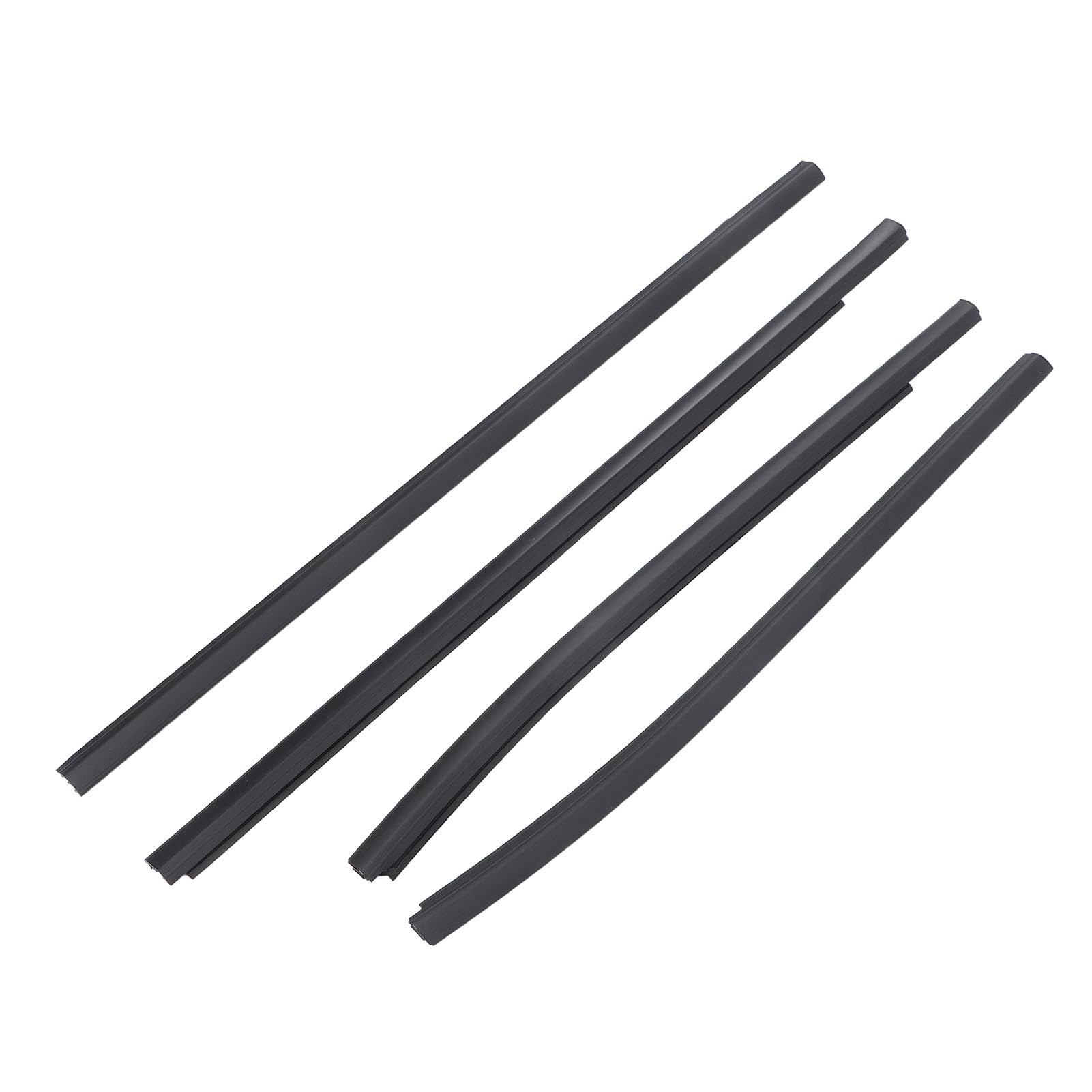 Car Door Window Weatherstrip For Ranger Px2 Px3 Wildtrak Xlt Xl, 4Pcs Car Outer Door Window Moulding Trim, Replace Ab3926201A38A