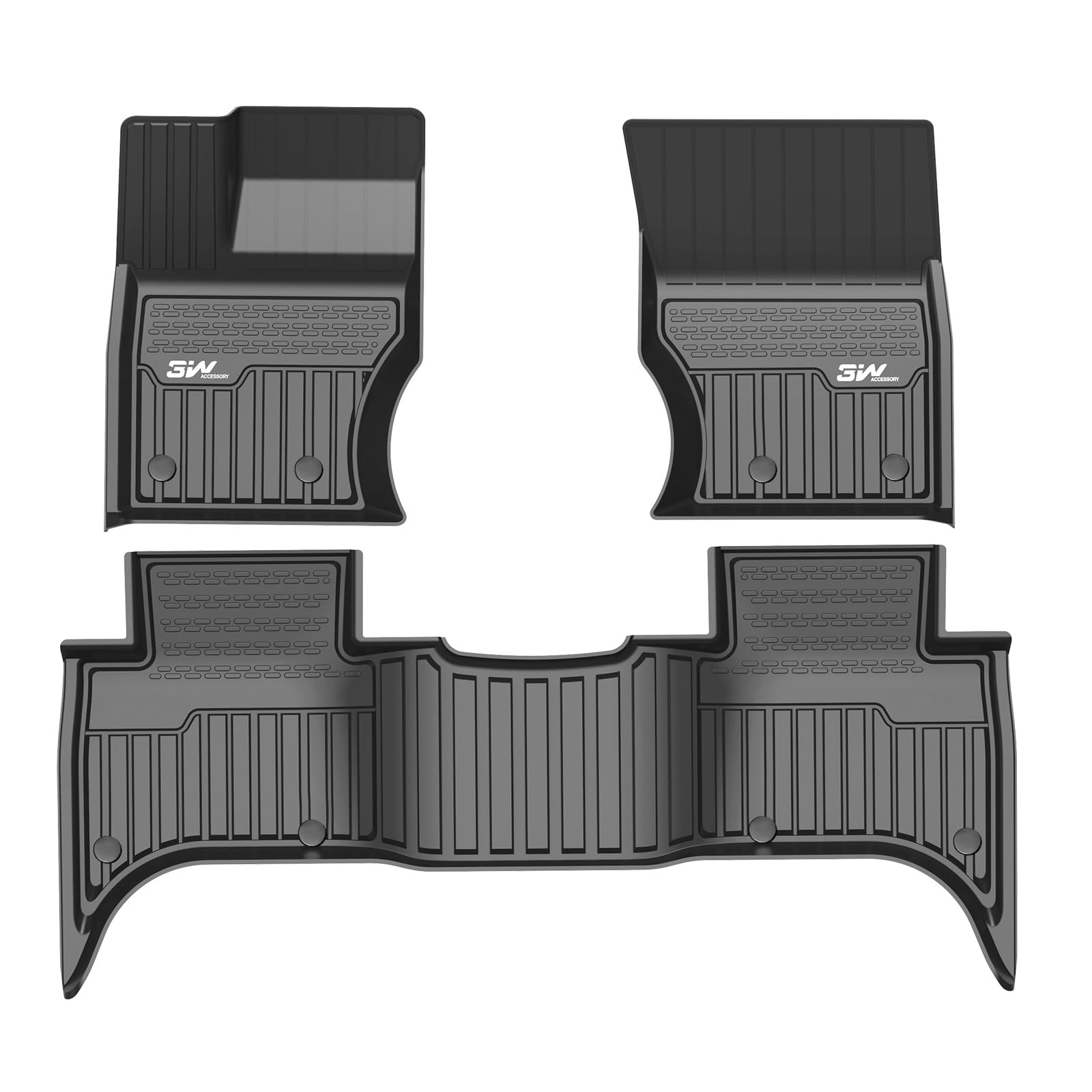 3W Floor Mats Fit Range Rover Sport 2014-2022(Not For Range/Land Rover Discovery Sport) Tpe All Weather Custom Fit For Land Rove
