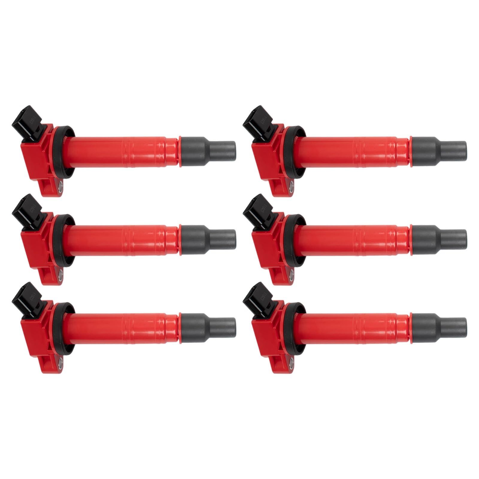 TRQ Ignition Coil Set Compatible with 2003-2009 Toyota 4Runner 2005-2015 Tacoma 2005-2011 Tundra