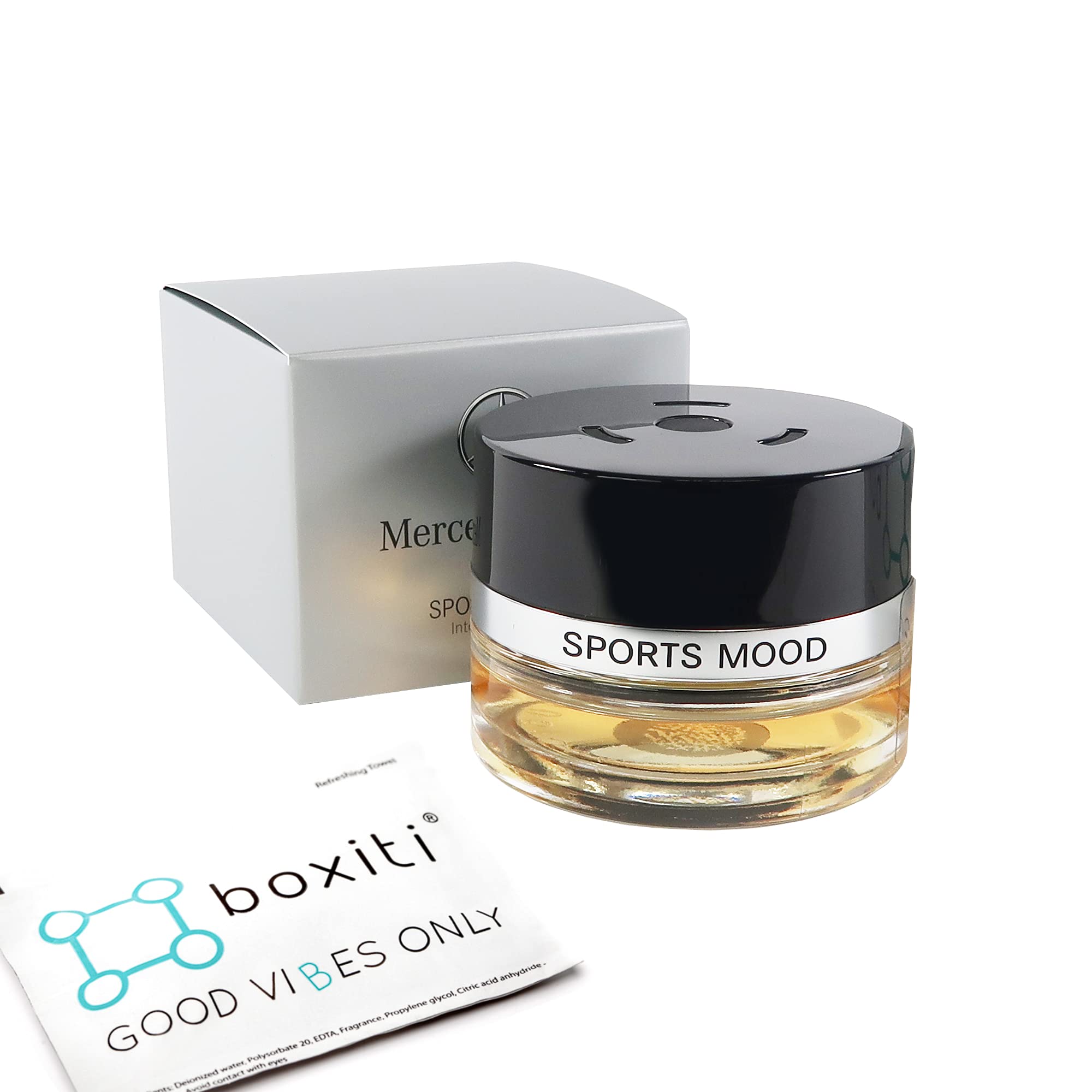Boxiti Set - Sports Mood For Mercedes Benz Air Freshener System, Genuine Perfume For Mercedes, Interior Cabin Fragrance For Merc