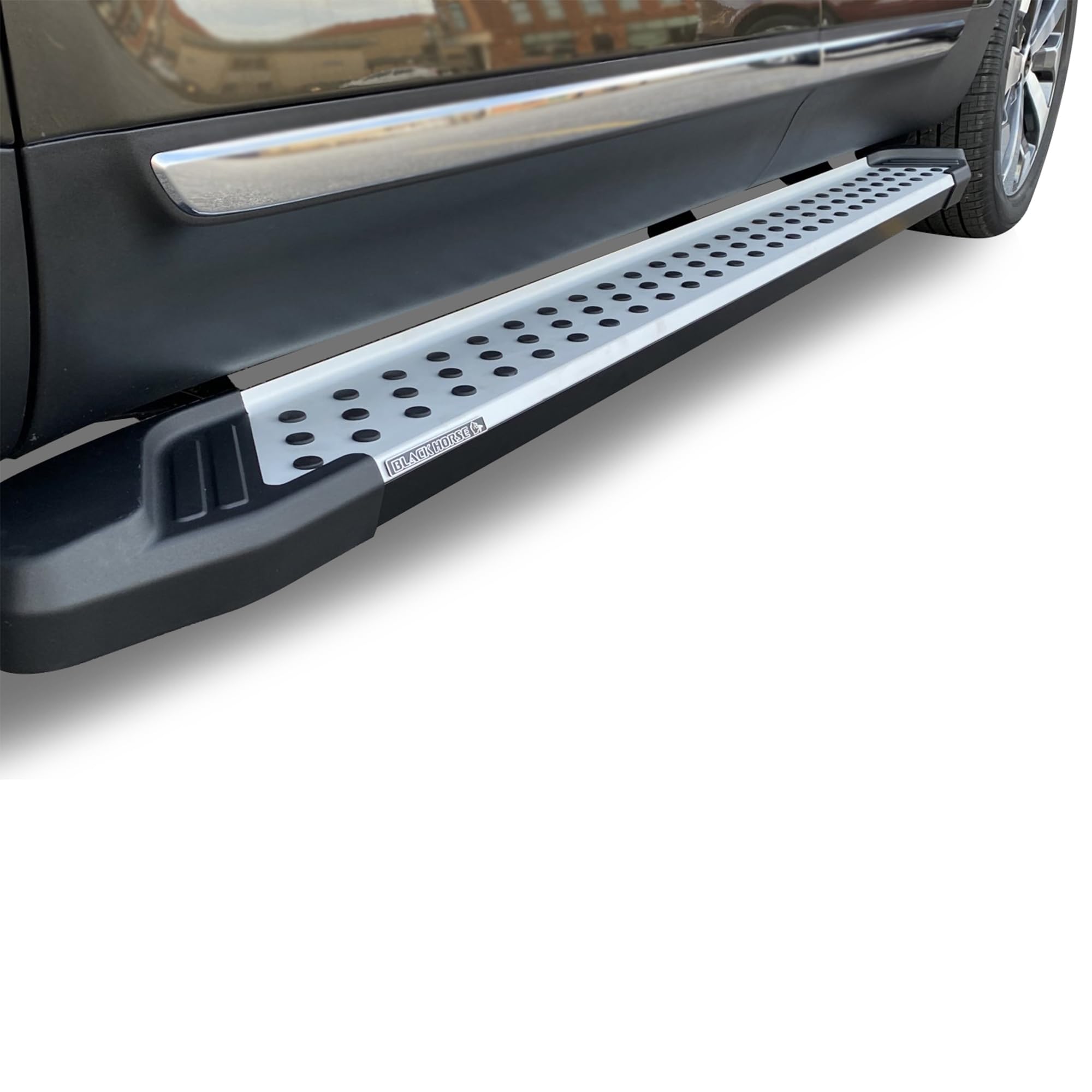 Black Horse Off Road Aluminum Aluminum Vortex Running Boards Compatible With 2010-2013 Toyota 4Runnere / 2010-2022 Toyota 4Runne