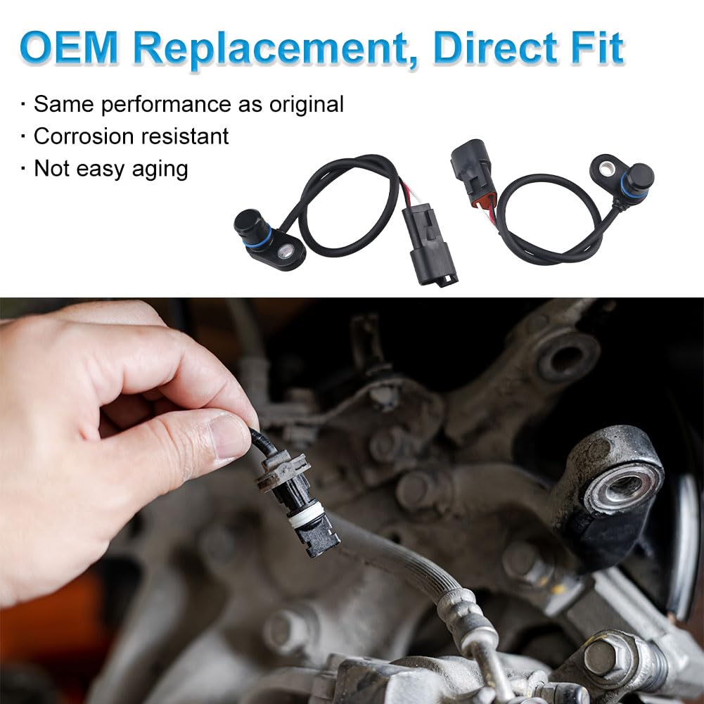 Wmphe Compatible With Speed Sensor Harley Davidson Electra Glide Softail Road Glide Road King 2000 2001 2002 2003 2004 2005 2006, Motorcycle Electronic Speedometer Sensor 74430-00D, 74430-00C