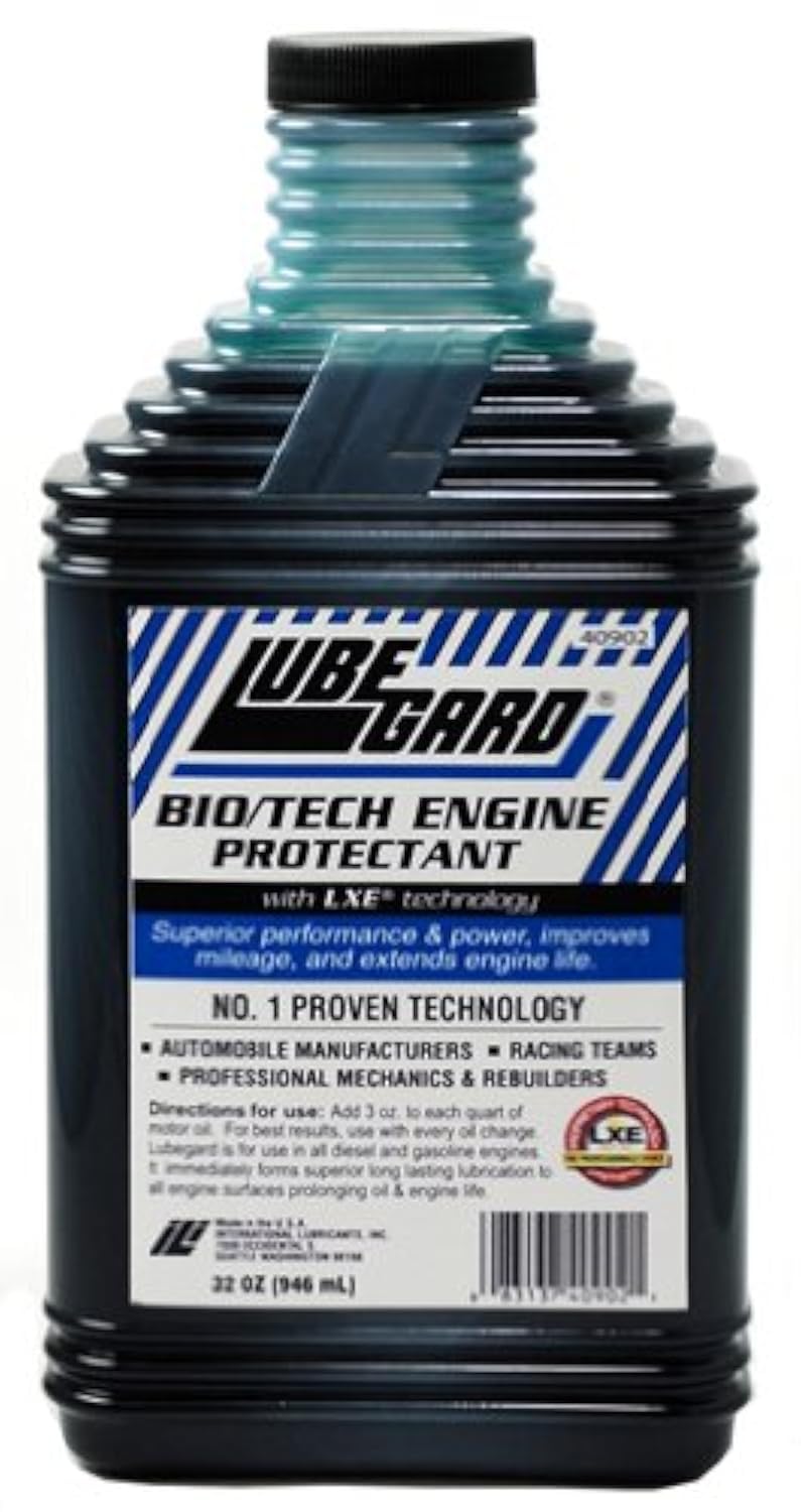 Lubegard 40902 Bio/Tech Engine Oil Protectant, 32 Oz.