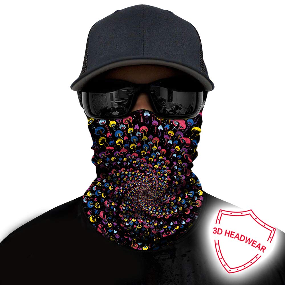 Obacle Bandana Face Mask Half Face Mask Dust Wind Sun Protection Durable Thin Neck Gaiter Seamless Tube Face Cover Mask For Men