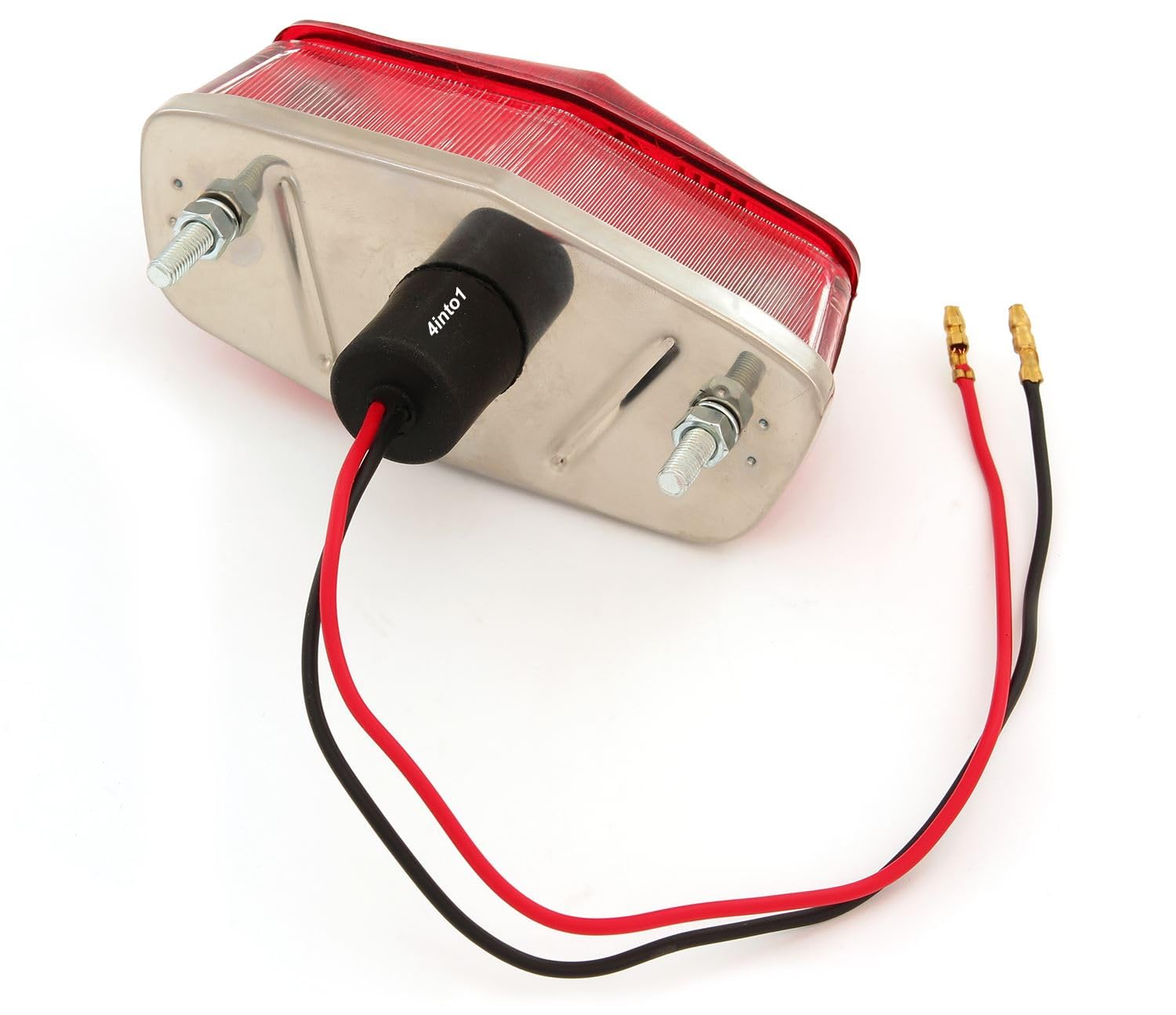 4Into1 Lucas Style Tail Light Replacement Assembly Unit Motorcycle Scooter Dirt Bike