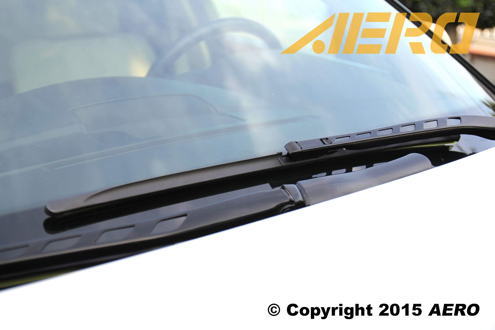 (Set Of 2) Aero Oem Replacement Wiper Blades For Volkswagen Jetta 2019-2005 24'+19' Ptb Top Lock Push Button 16Mm/19Mm