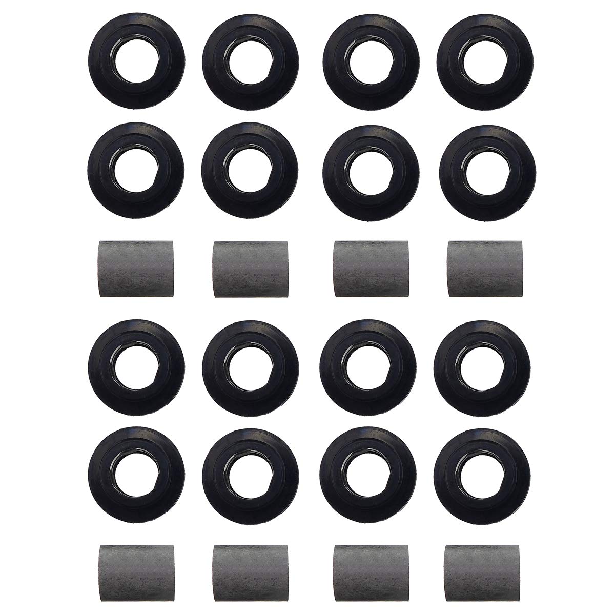 For Arctic Cat Shock Bushing Kit, Upper Lower Front Rear Shock Bushing For Arctic Cat 250 300 375 400 454 500 650, 21-0001