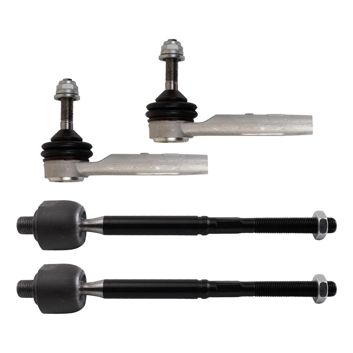 Trq Front Inner And Outer Tie Rod Set Compatible With 2016-2020 Tesla S X