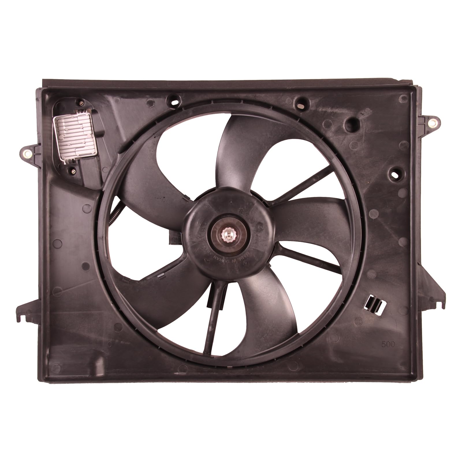 TYG Upgraded Cooling Fan Assembly for 2015-2017 Hyundai Sonata L4/2.4 W/PWM | Racing-Level OE Replacement Engine Radiator for 25