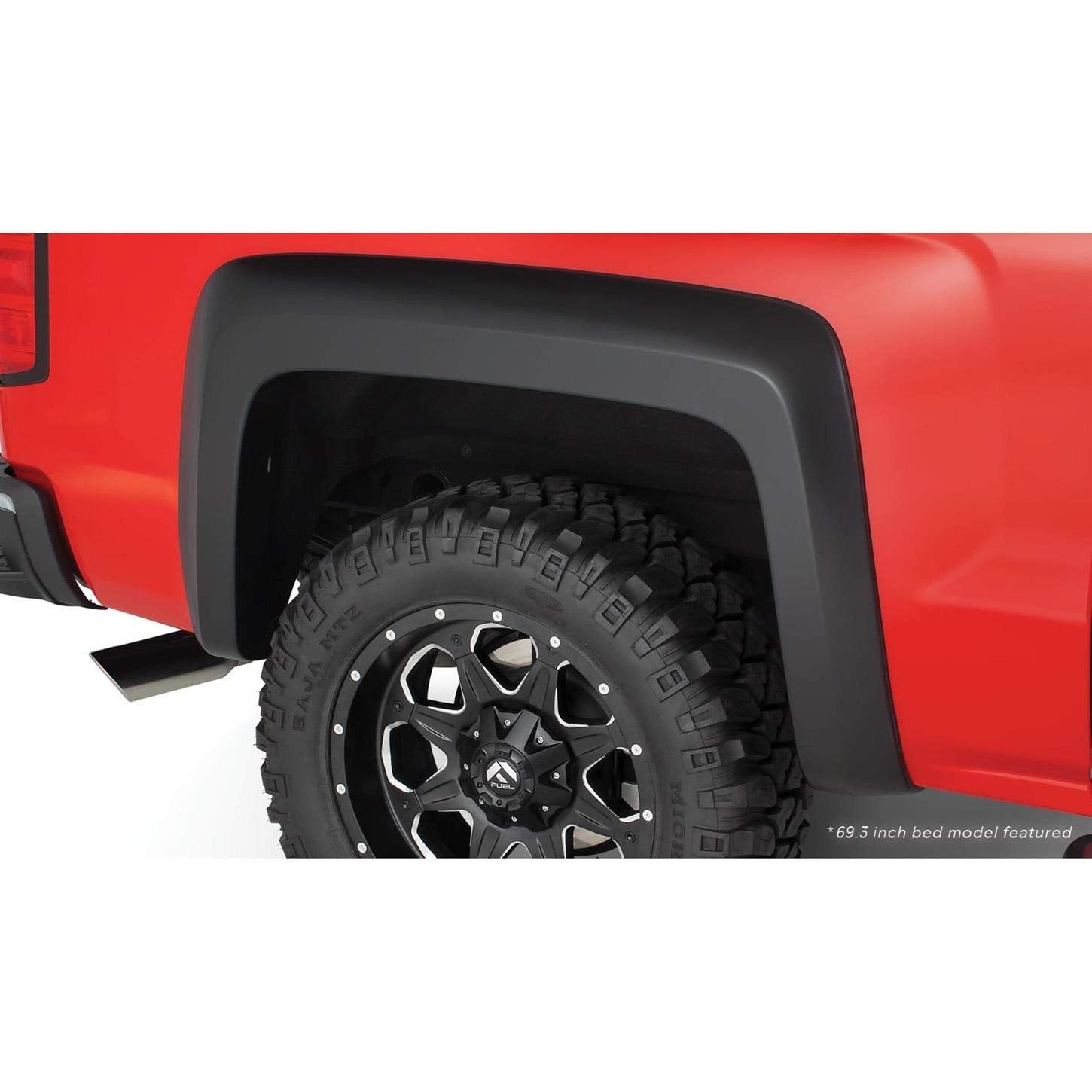 Bushwacker Extend-A-Fender Extended Front & Rear Fender Flares | 4-Piece Set, Black, Smooth Finish | 40964-02 | Fits 2014-2018 C
