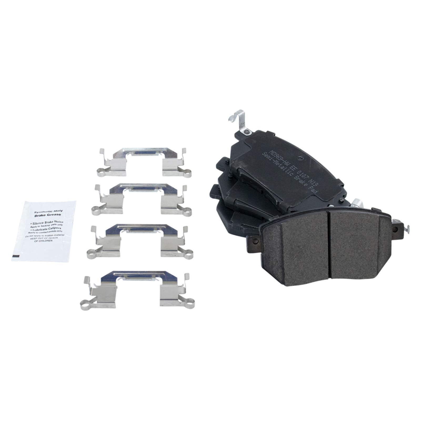 Trq Front Brake Pad & Rotor Kit Brake Pads Brake Rotor Semi-Metallic Vented Premium G-Coated Compatible With 2003-2005 Infiniti