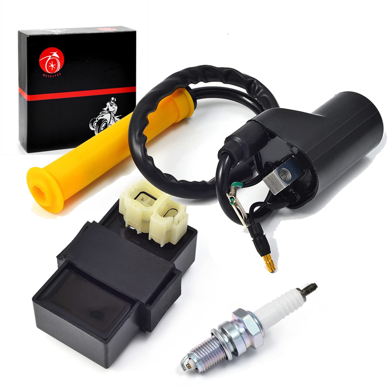 Moto1988 Igniter Cdi Box And Ignition Coil Spark Plug For Honda 400Ex Trx400Ex 2X4 1999 2000 2001 2002 2003 2004