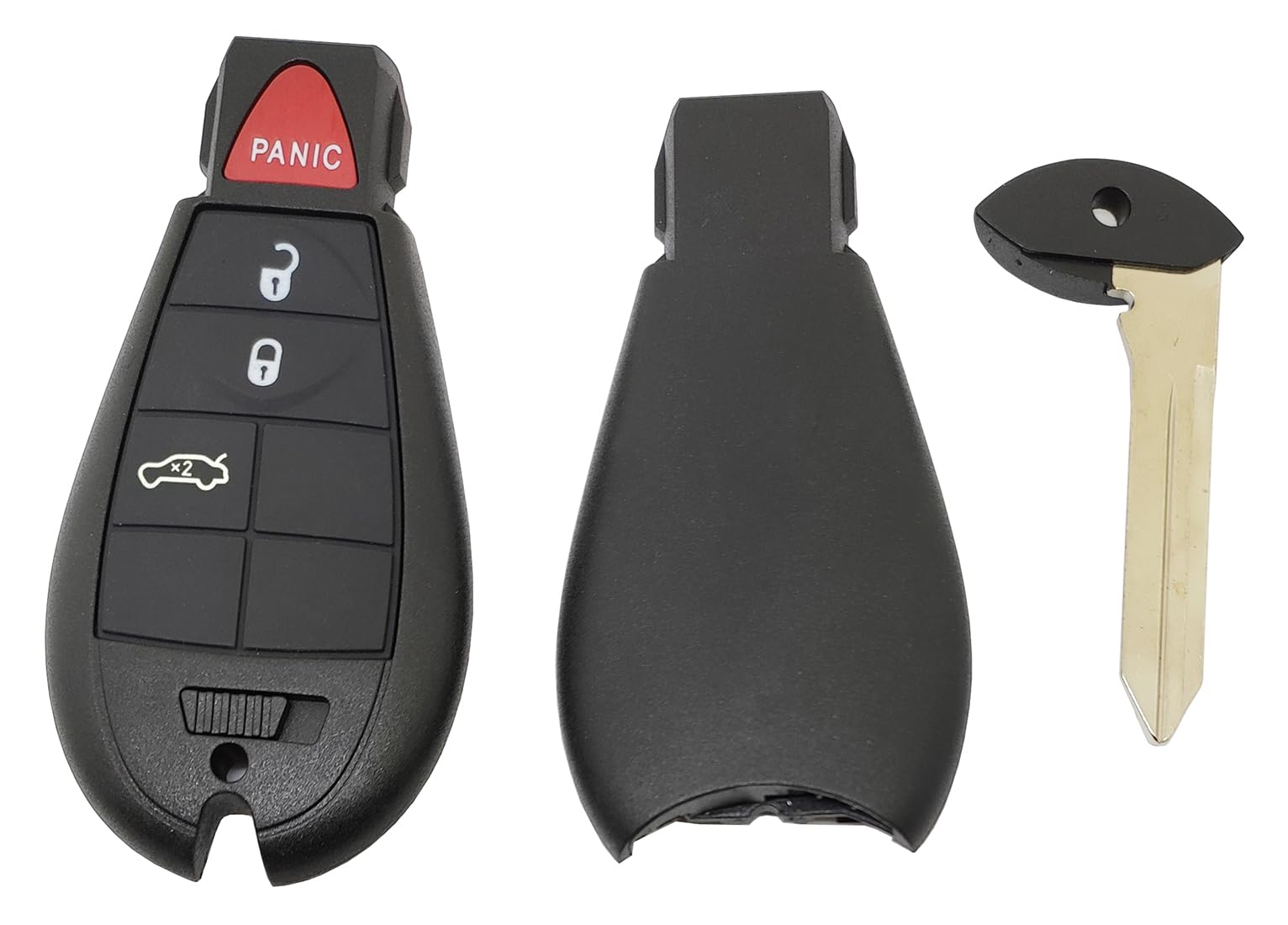 Horande Replacement Key Fob Cover fit for Dodge Dart Ram 1500 2500 3500 Durango Grand Caravan Journey Jeep Grand Cherokee Chrysl