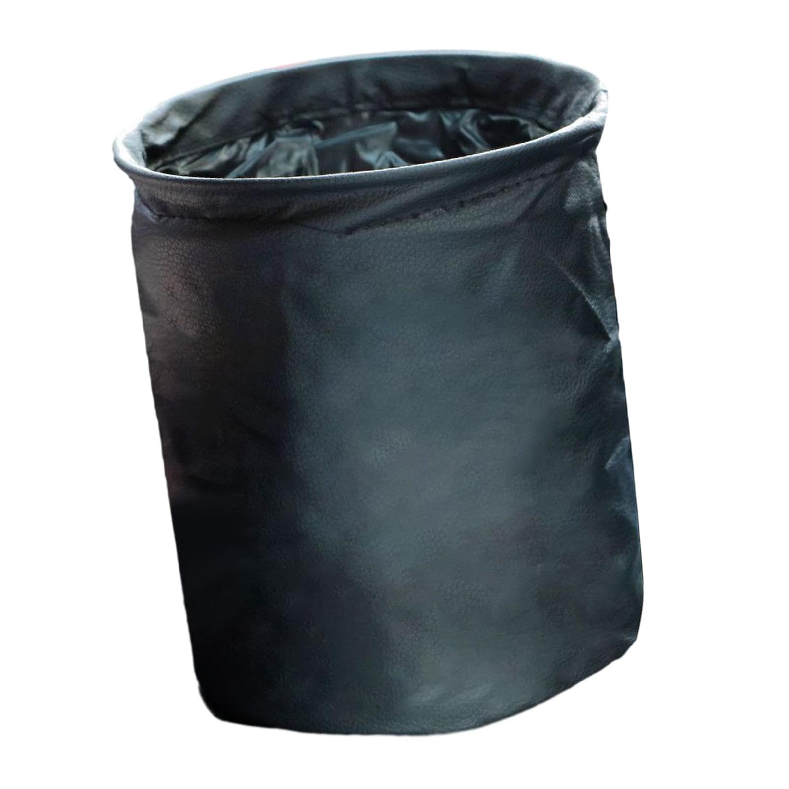 LR Decor EShop Folding Car Trash Can Scratch Resistant Auto Accessories Hanging Garbage Bin Black
