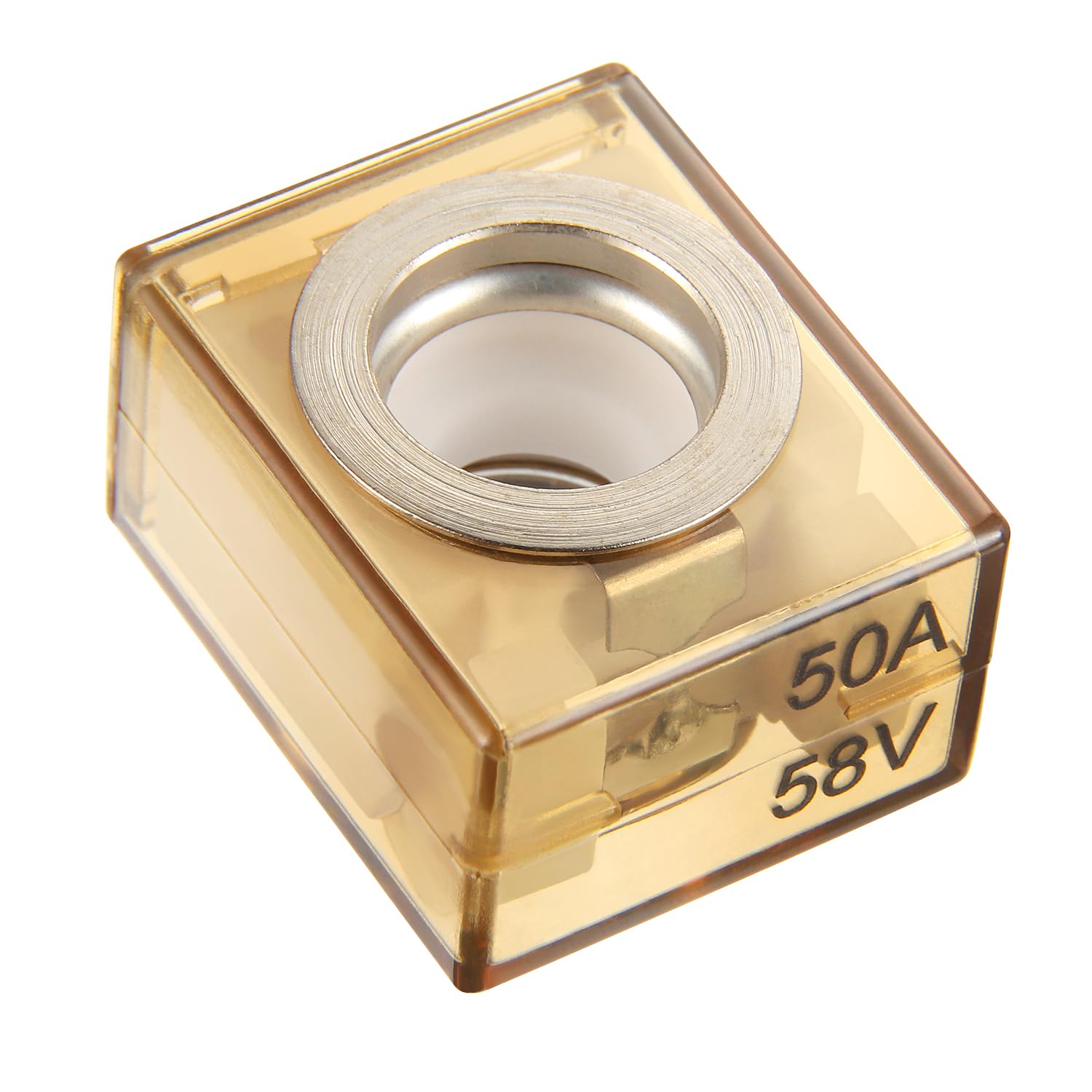 BOJACK Terminal Fuse 50A Marine Rated Battery Fuse (MRBF) 58V DC Max IP66 Waterproof for the Circuit Protection of Automobiles R