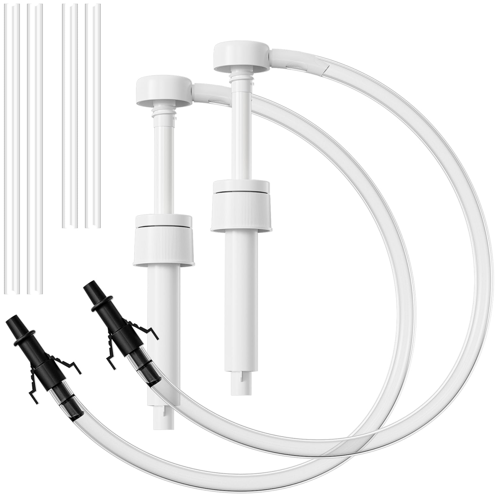 Fluid Pump for Standard Quart Bottles - (2Pack-28mm) 8cc Per Pump Stroke