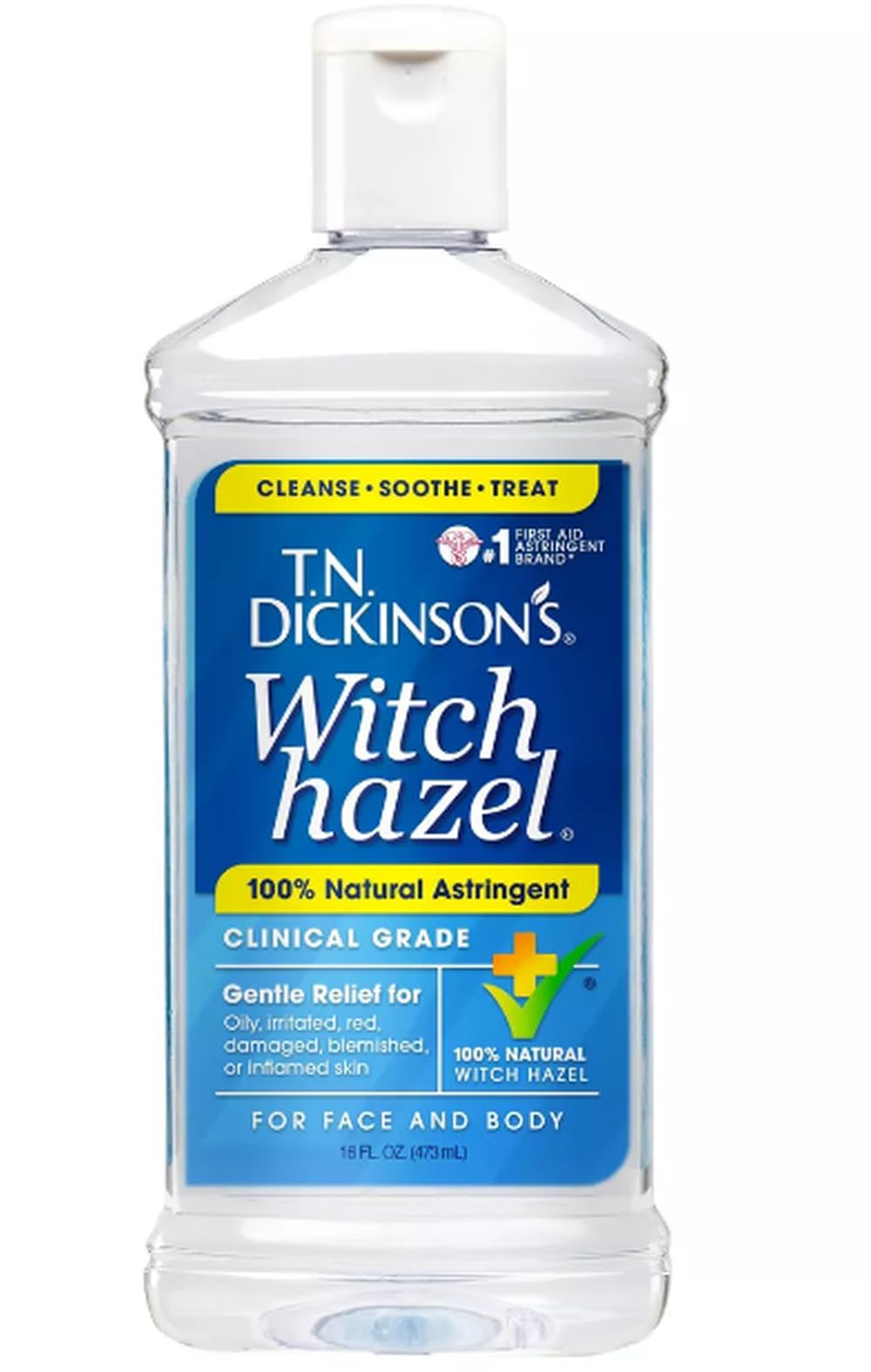 Witch Hazel Natural Astringent - 16oz. Bottle-New