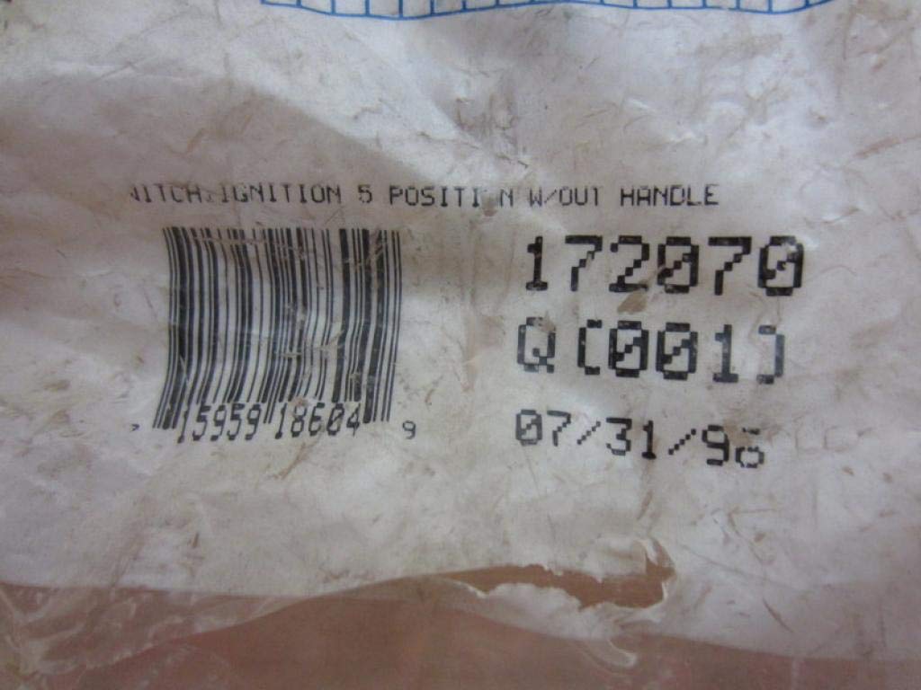 Miller 172070 Switch,Ignition 5 Position W/Out Handle