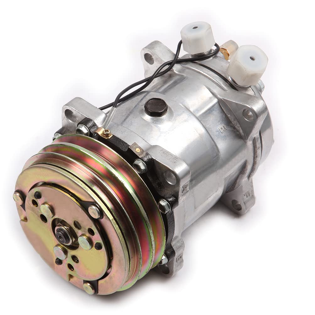 Eccpp A/C Compressor 1985-1986 Fit For Jeep Cj7 2.5L 1987-1990 For Jeep Wrangler 2.5L Ac Compressor With Clutch