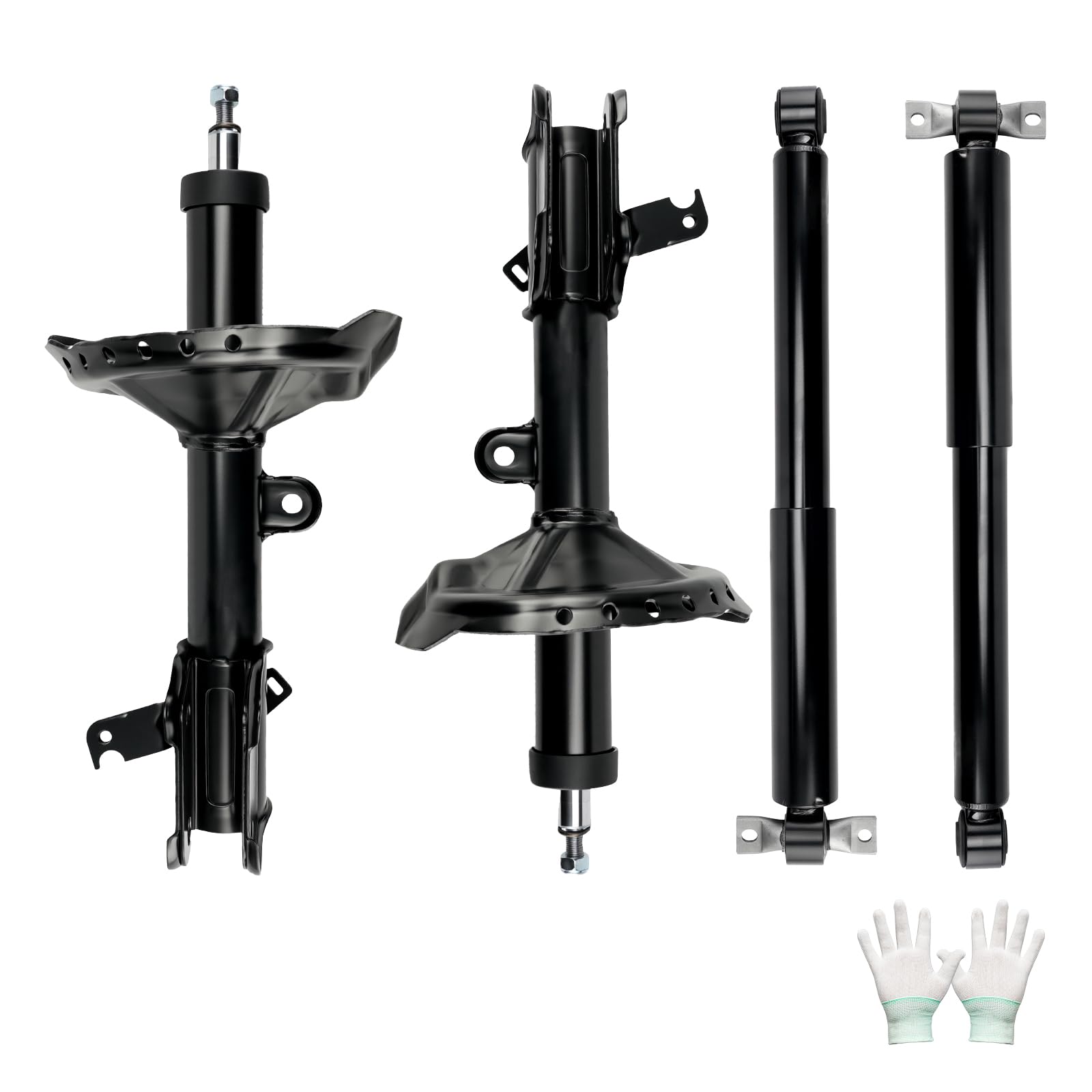 KAX Complete Strut Assembly & Shock Absorber 37316,72536,72537 for Honda Odyssey 2005-2007 Front+Rear Suspension Kit Struts and 