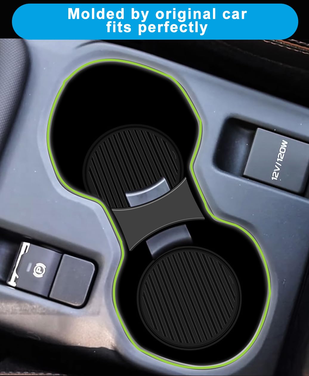 Car Cup Holder Inserts Replacement for 2025 Forester Accessories,Durable Front Cup Holder Inserts Drink Holder for 2025 Forester