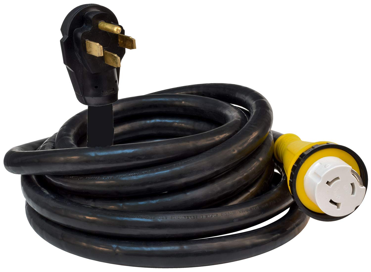 Valterra A105025Edb 50A 25 Detachable Cord Black Bulk