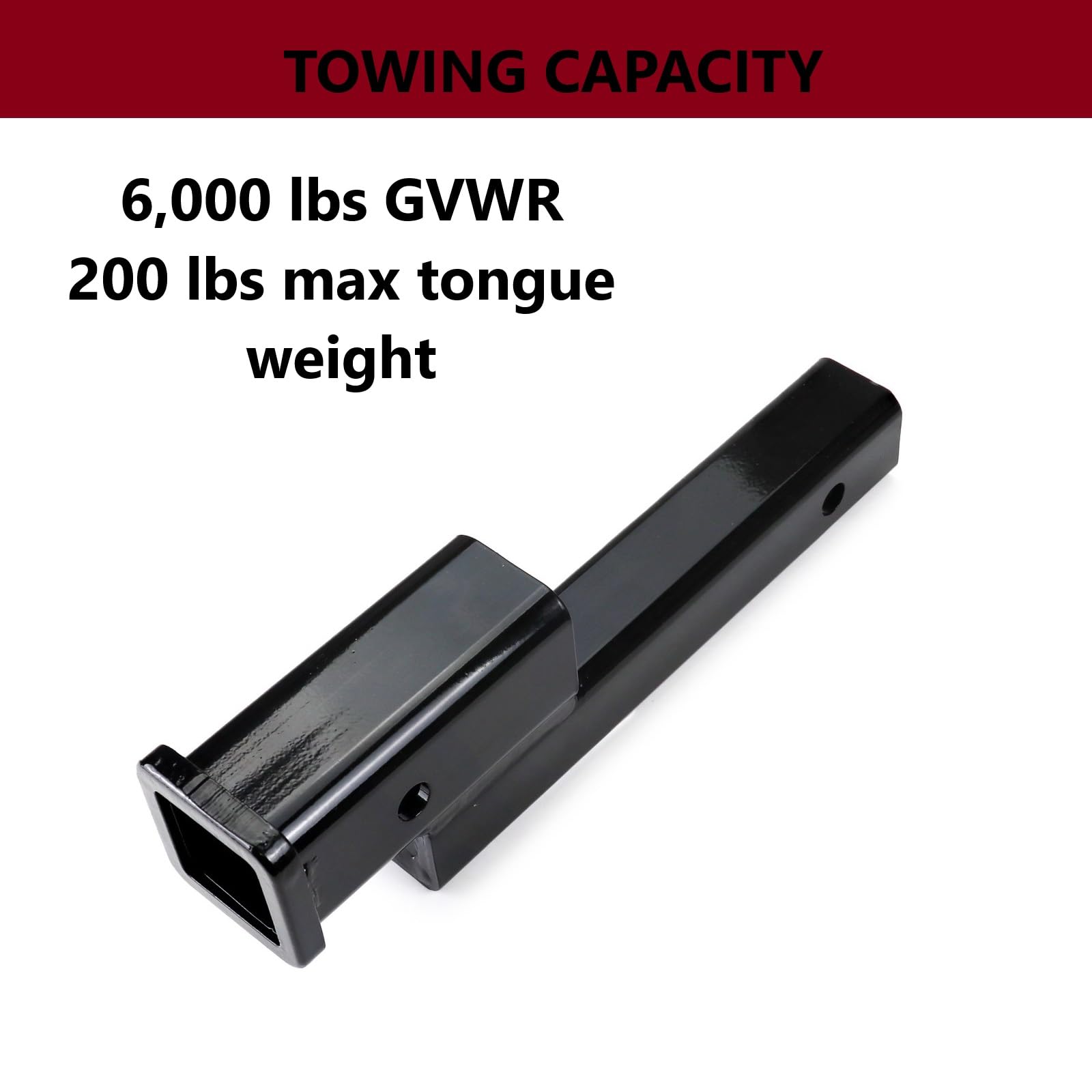 Roadmaster 072 Hi-Low Hitch 2 Drop Fits 2 Receivers | Perfect For Reliable Towing | Improved Ground Clearance | 6,000 Lbs Capacity | Made In Usa