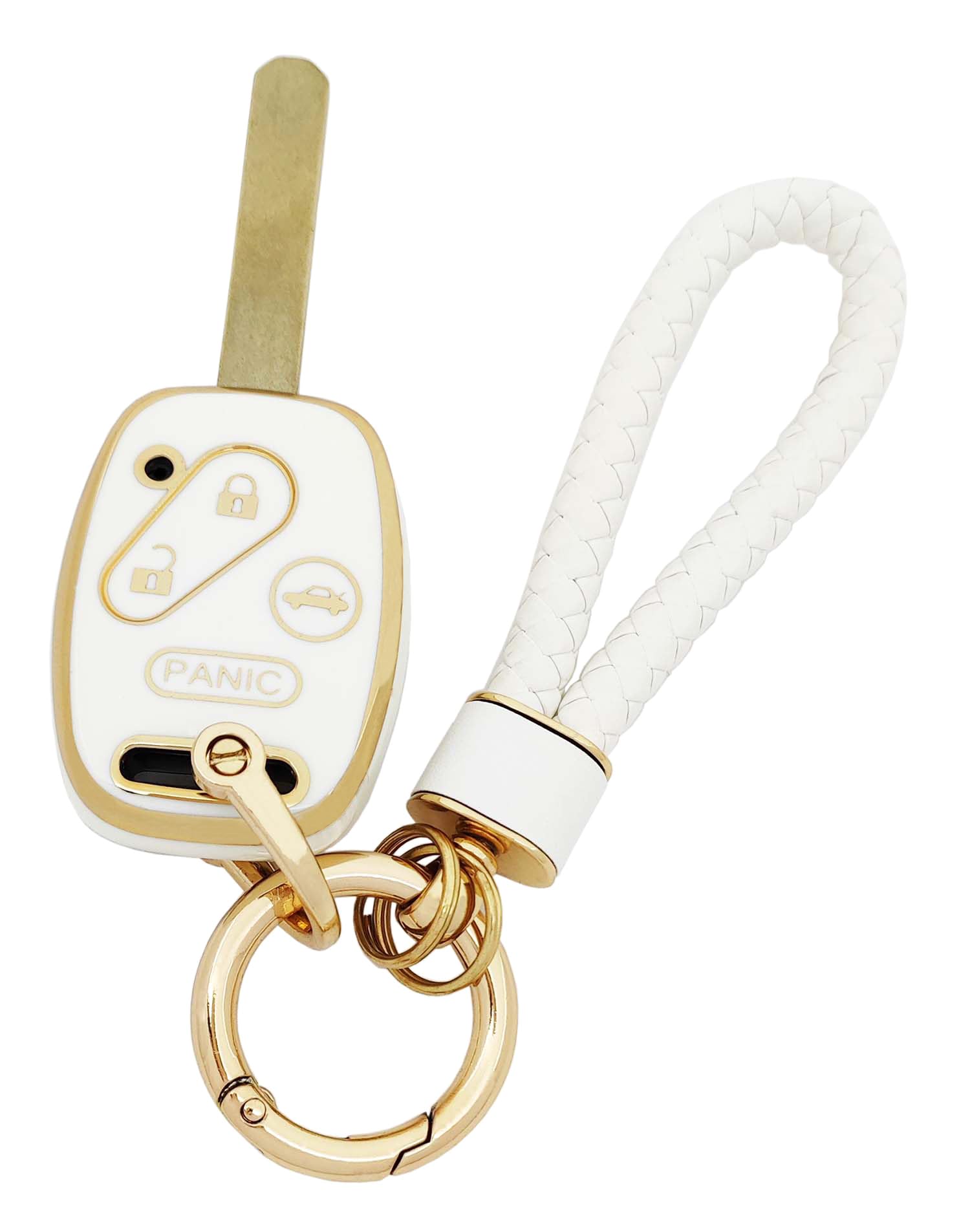 Key Fob Cover For Honda Soft Tpu Key Fob Case Holder Protector Compatiable With Honda Accord Civic Ex Pilot Cr-V Accessories Wit