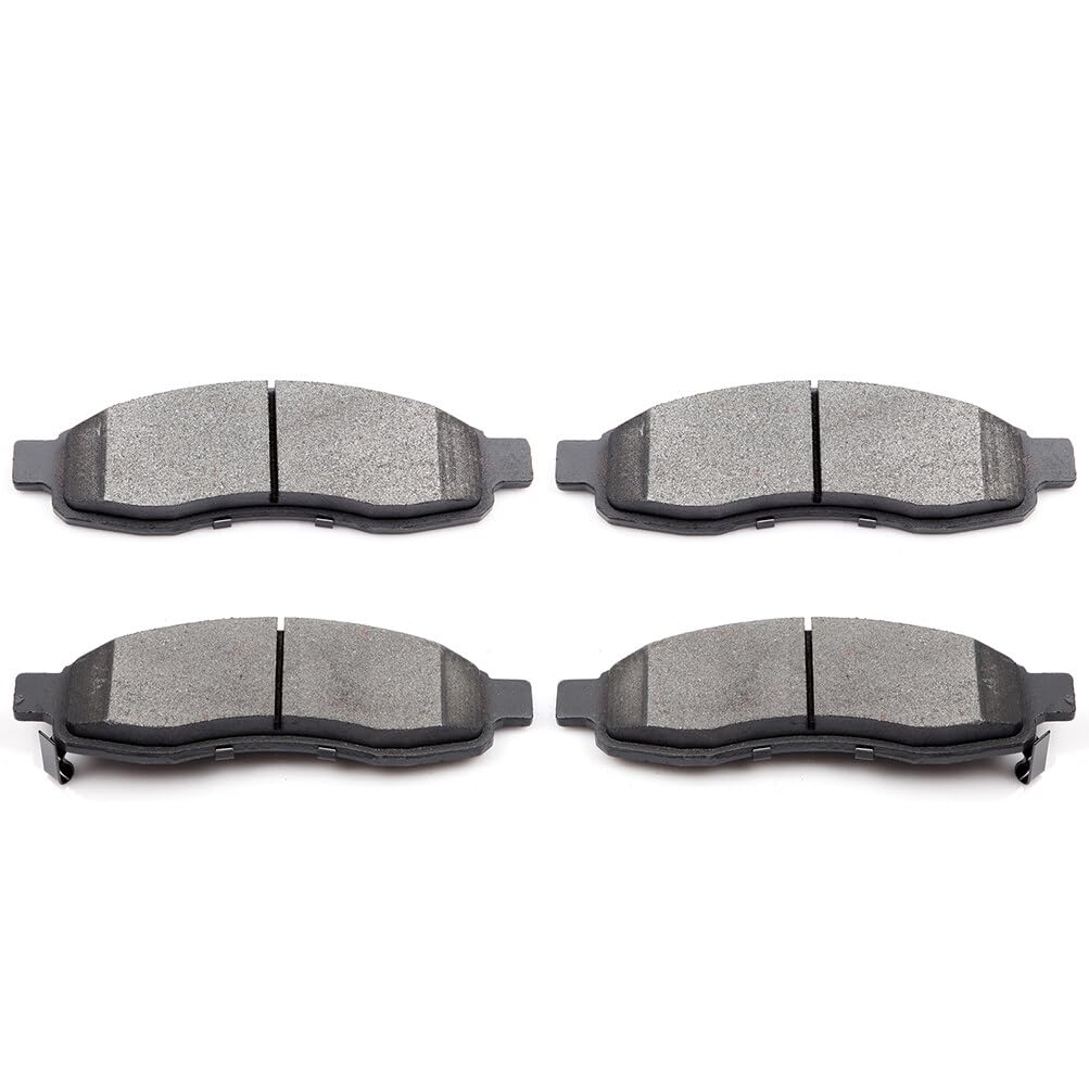Automuto 4Pcs Front Semi-Metallic Disc Brake Pads Set D1015 For Infiniti Qx56 2004-2006,For Nissan Armada 2005-2006,For Nissan P
