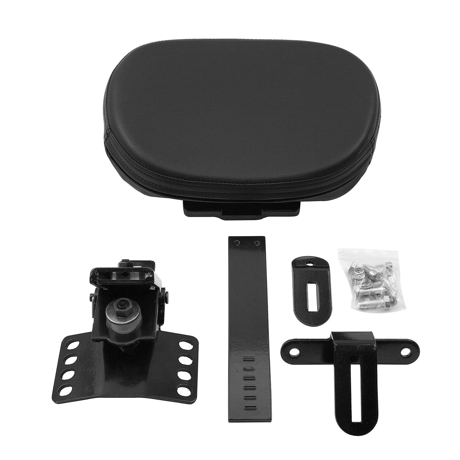 Adjustable Plug-in Driver Rider Backrest Custom Kit for Harley Electra Glides 1997-2023 Made Fit for Touring Models Road King St