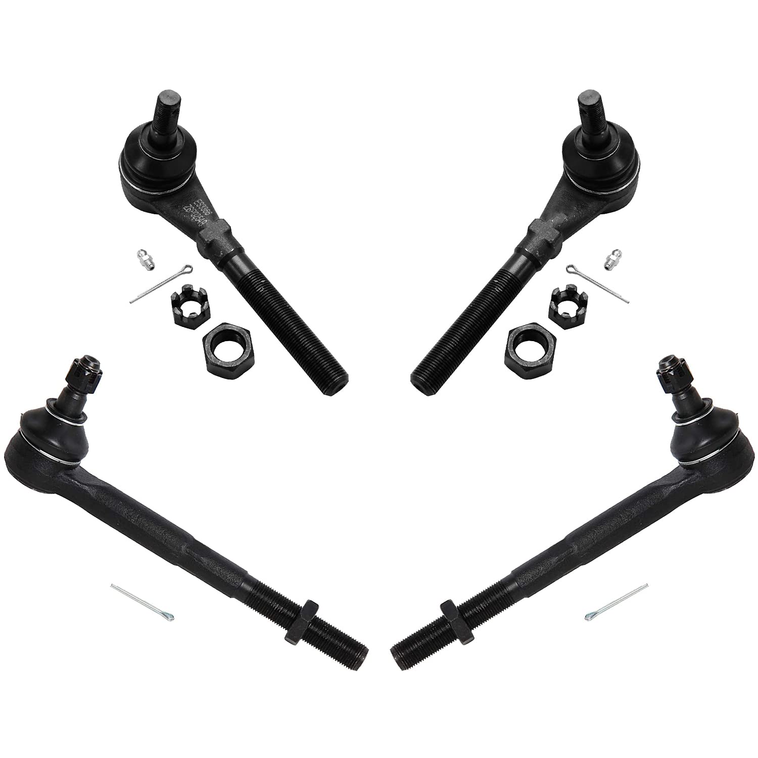 Detroit Axle - 12Pc Front End Suspension Kit For 2Wd Ford Expedition F-150 F-250 Navigator 2 Upper Control Arms 2 Lower Ball Joi