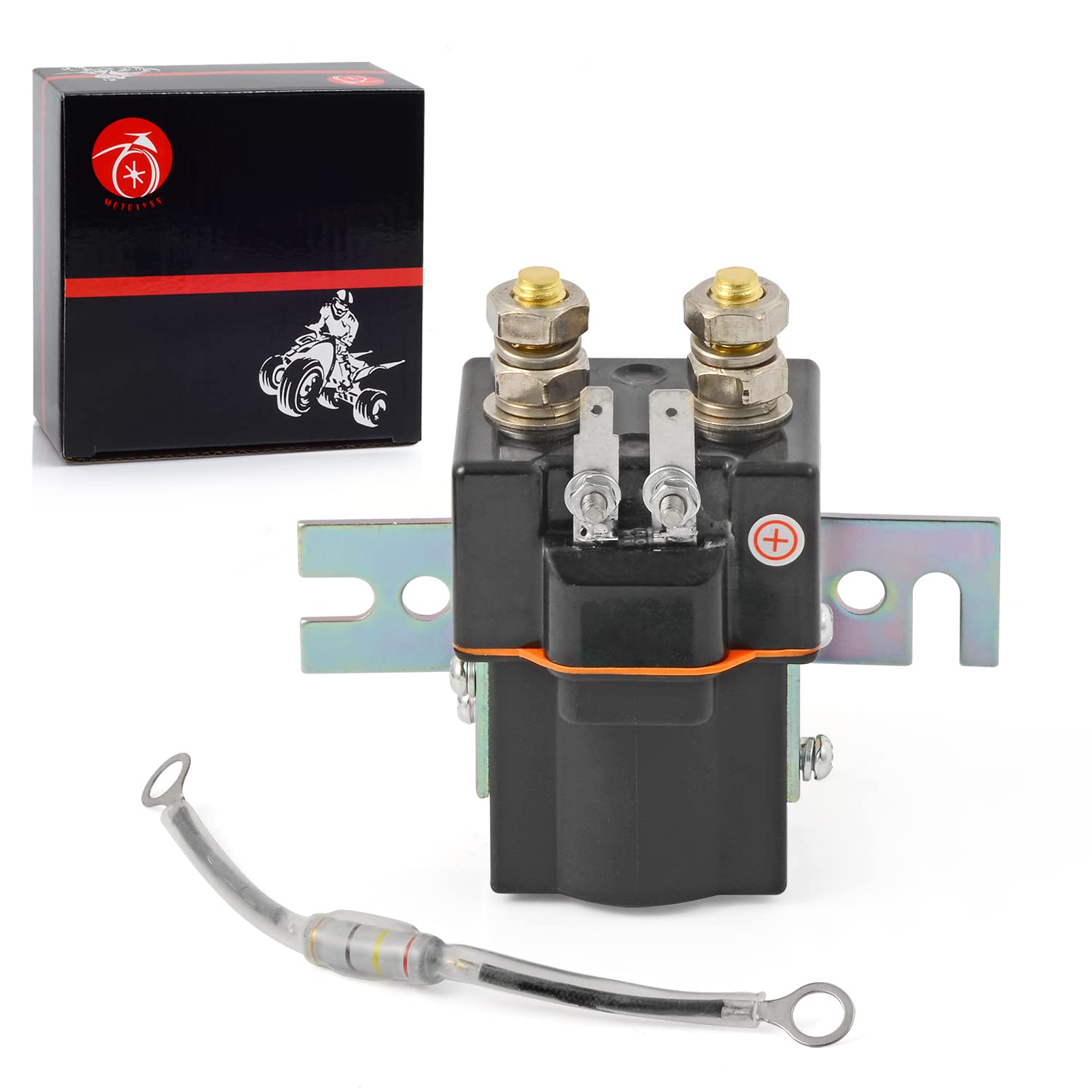 Moto1988 48 Volt Starter Solenoid Relay With Resistor 1995-Up For Club Car Ds & Precedent Golf Cart Oem 101908701 102774701