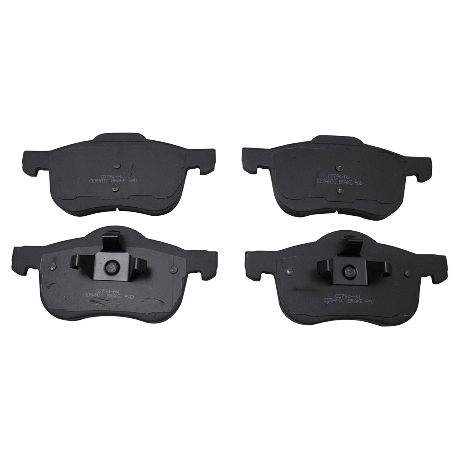 TRQ Front Brake Pads Ceramic Compatible with 2001-2009 Volvo S60 1999-2006 S80 2001-2007 V70 2003-2007 XC70
