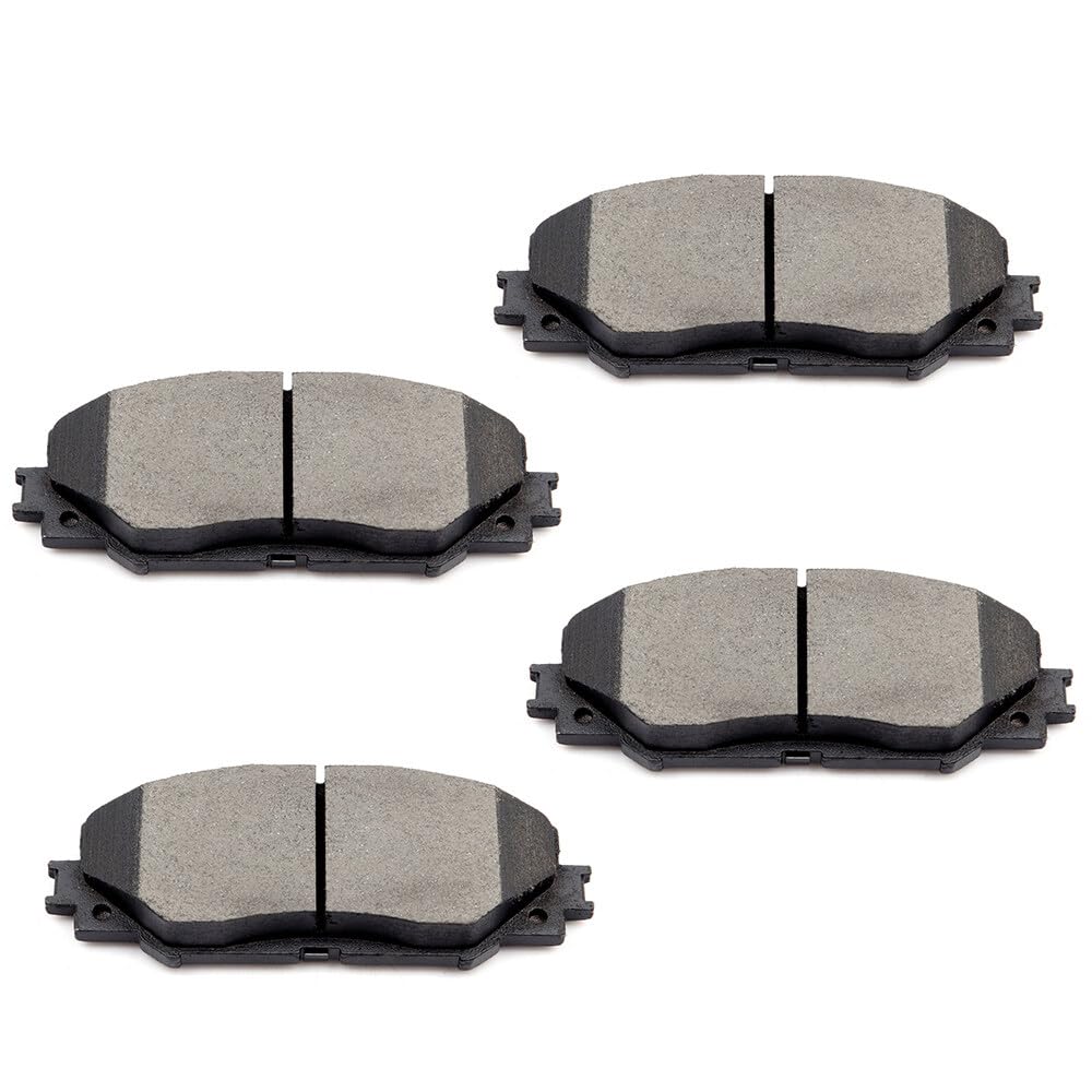 Automuto 4Pcs Front Ceramic Disc Brake Pads Set D1210 For Lexus Hs250H For Pontiac Vibe For Scion Xb Xd For Toyota Corolla Matri