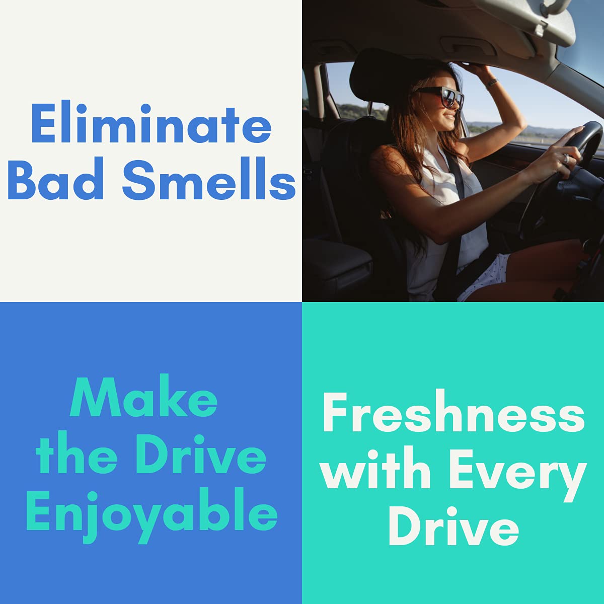 Air Jungles Rest Island Scent Car Air Freshener Clip, 6 Vent Clips, 4Ml Each, Long Lasting Air Freshener, Up To 180 Days Car Ref