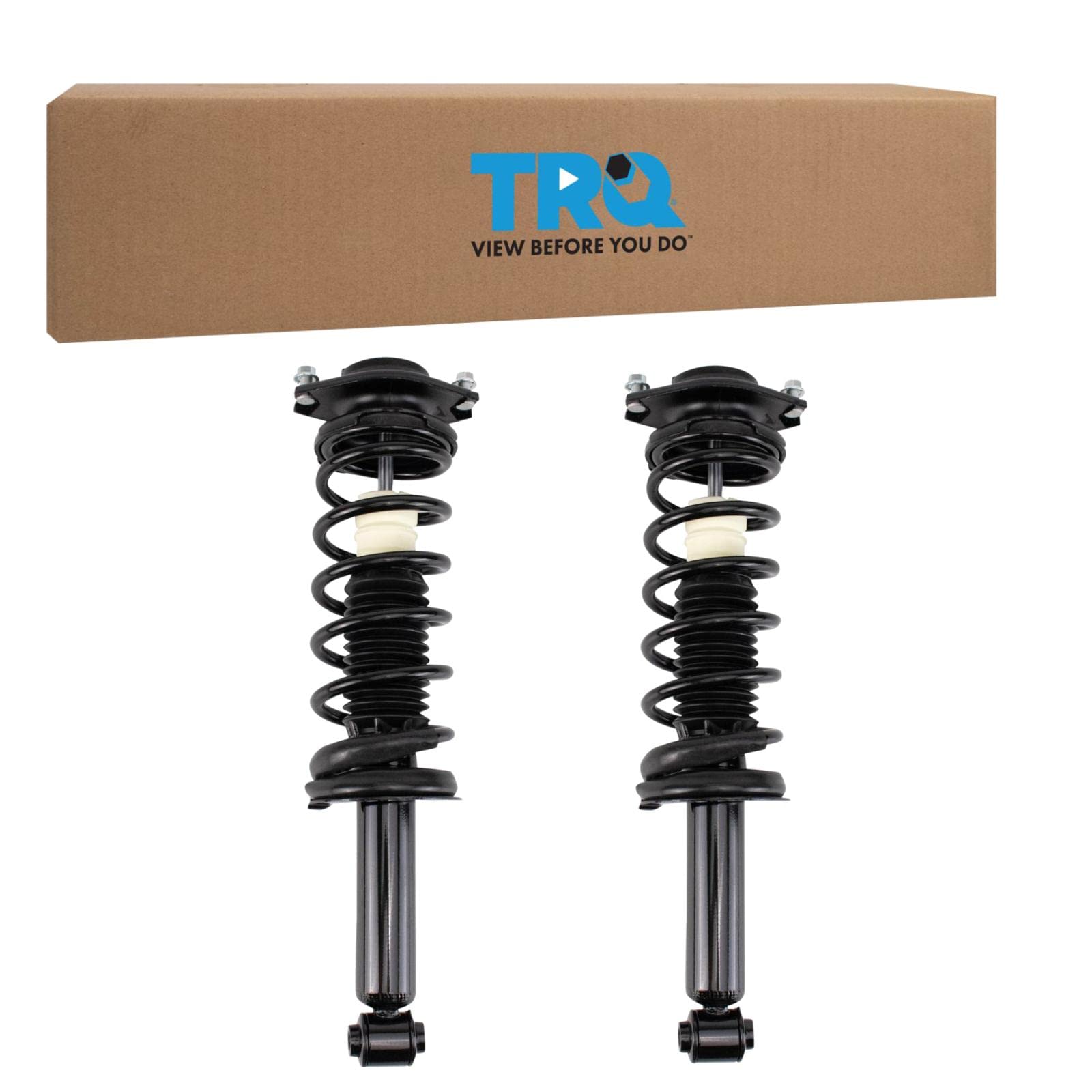 Trq Rear Shock & Spring Assembly Set Compatible With 2016-2017 Subaru Crosstrek