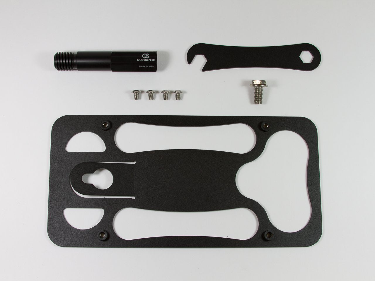 Cravenspeed Platypus License Plate Mount Compatible With Bmw 5 Series M5 [G30/G31] | 2017-2023 | No Drilling | Made Of Stainless Steel & Aluminum | Made In Usa