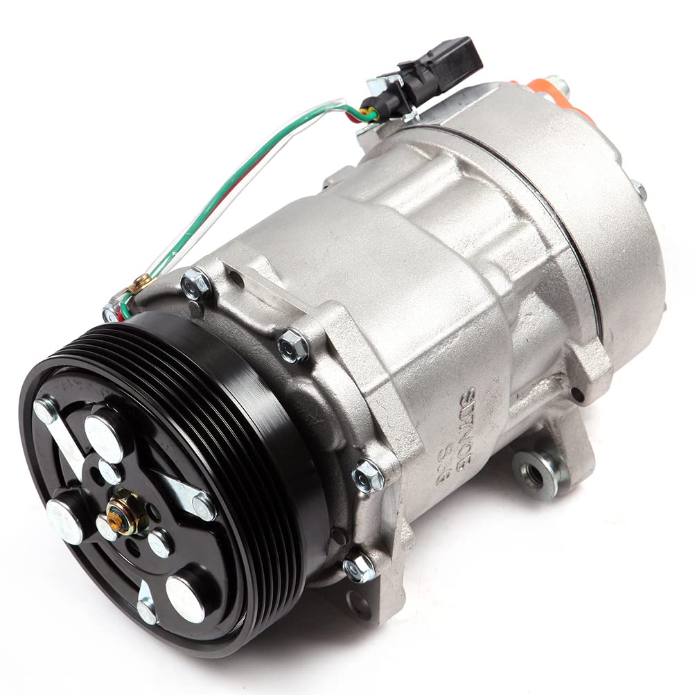 ECCPP A/C Compressor 1999 2000 2001 Fit for Volkswagen for Jetta for Golf 1.8L 1.9L 2.0L Air Conditioning Compressor SD7V16