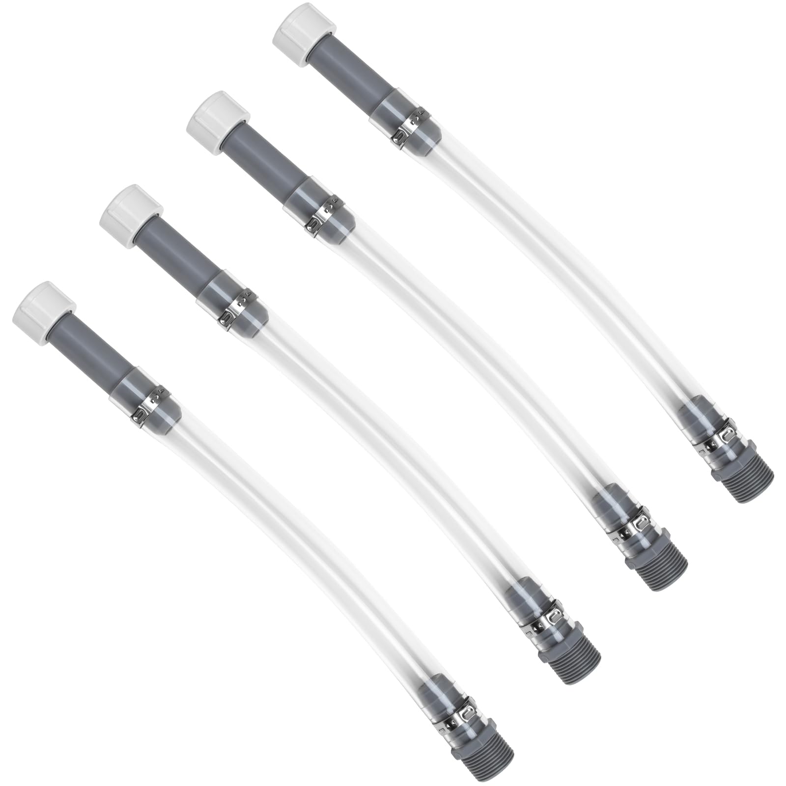 Mapleza Racing Fuel Jug Hose Kit -Vp Fuel Can spout Compatible with 3/5/5.5 Gallon Gas Cans, Improved Filter Design, Pack of 4