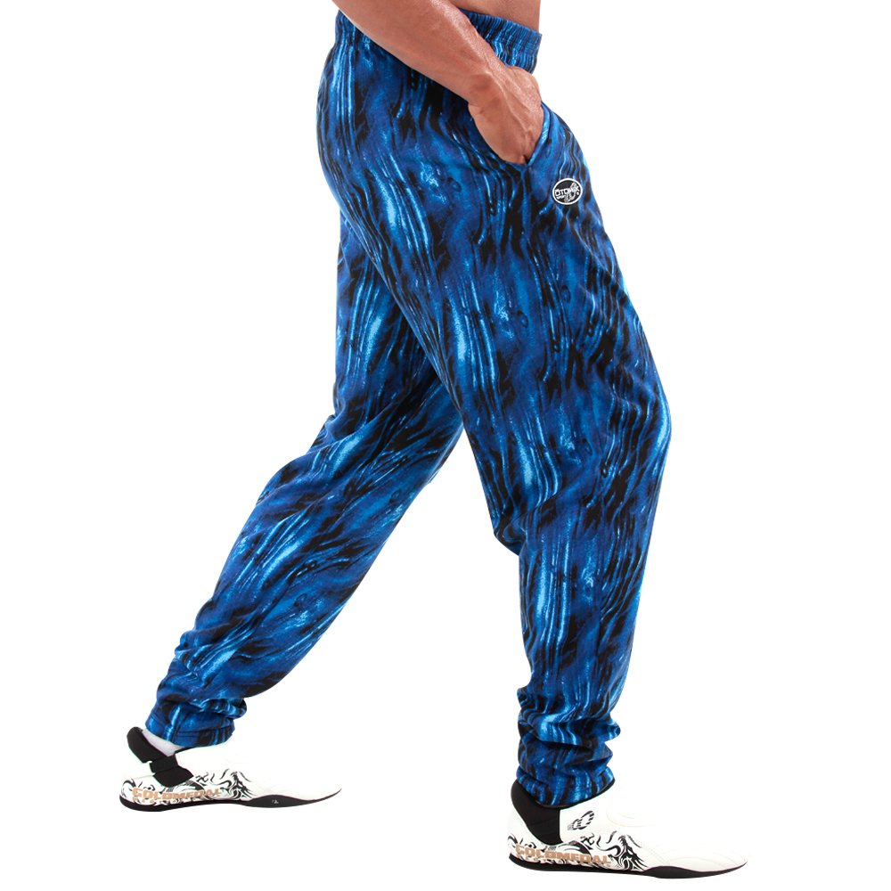 Otomix Mens Baggy Bodybuilding Workout Pants Ocean (XX-Large)