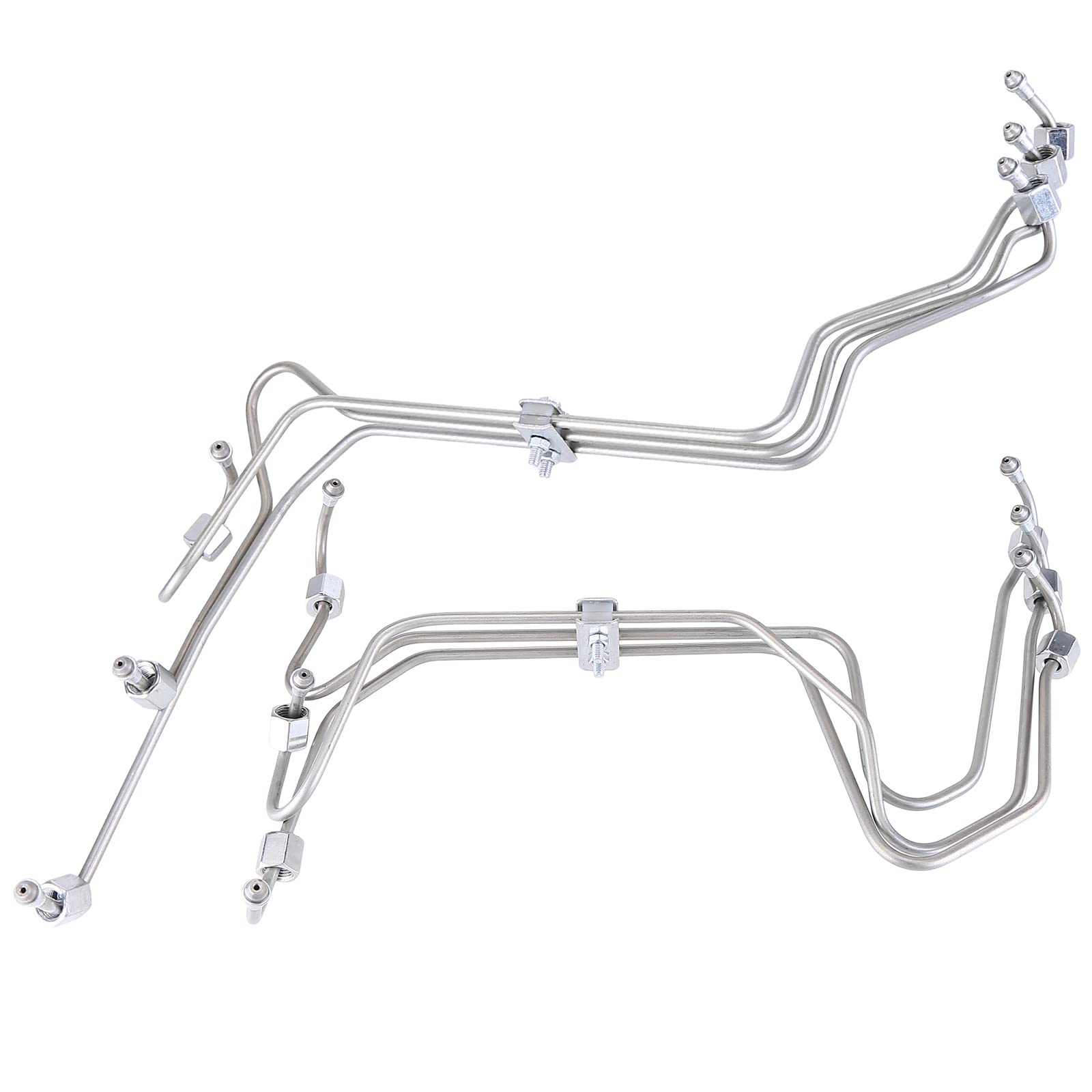 Vorally 6Pcs Fuel Injector Lines Replacement For 1994-1998 Dodge Cummins 5.9L Diesel 12V 5.9 Injector Lines 3925805 3925806 3925807 3925808 3925809 Injector 12 Valve Fuel Lines Diesel Fuel Lines