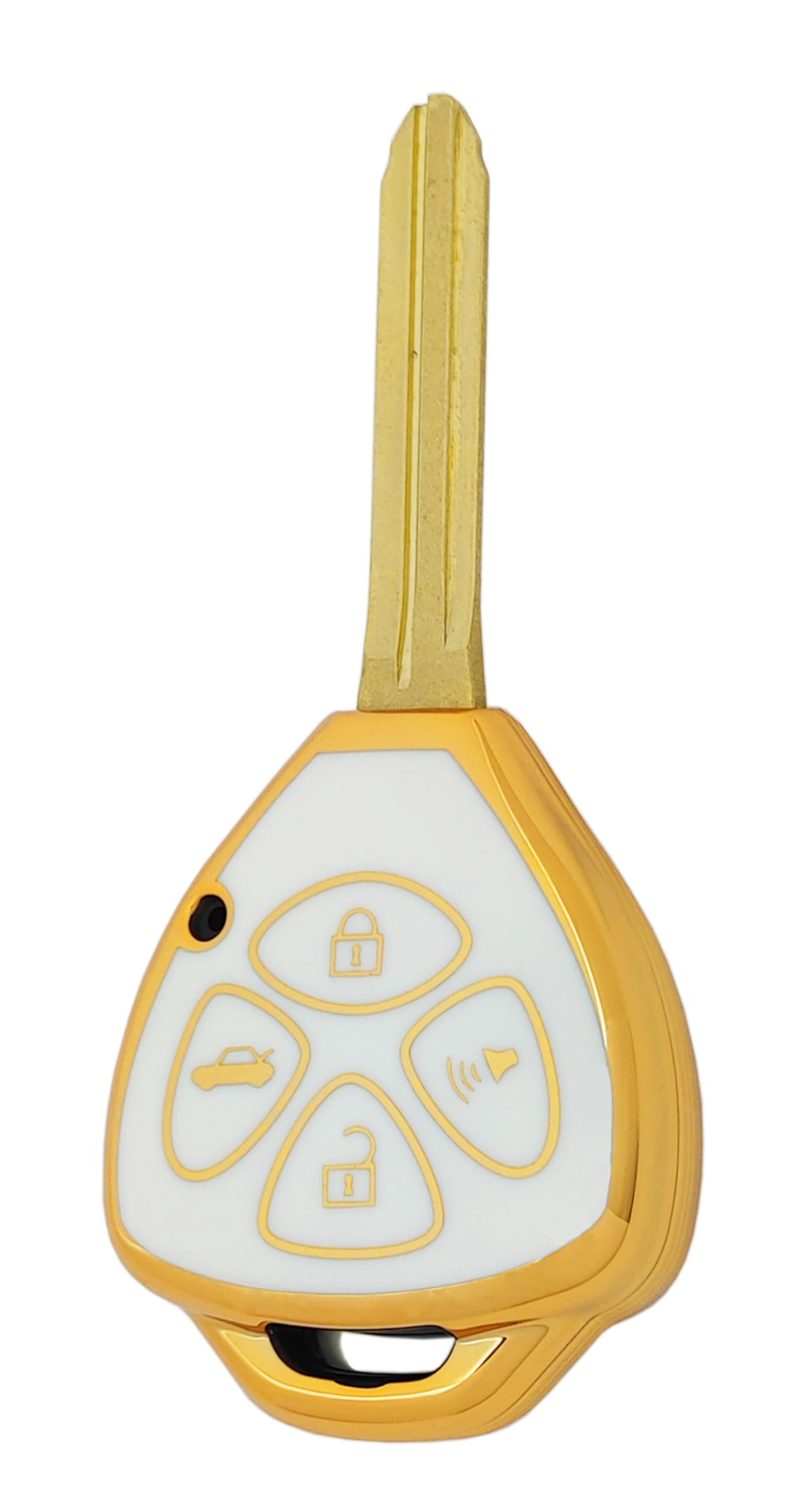 Arruweer Key Fob Cover For Toyota Soft Tpu Key Fob Case Holder Protector Compatiable With Toyota Camry Avalon Corolla Venza Acce