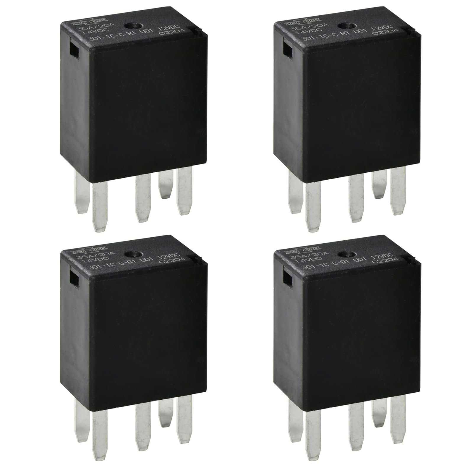Automotive Purpose Relays 301-1C-C-R1-U01-12Vdc 5 Pin (4Pack)