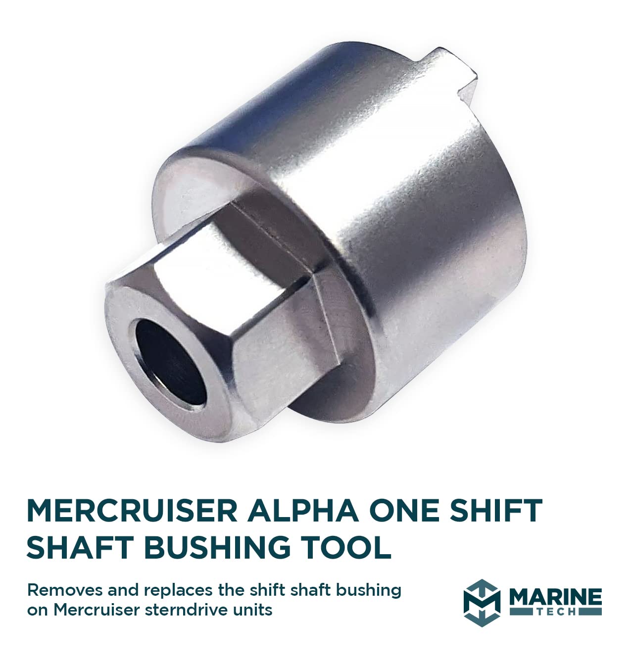 Marine Tech Tools Mercruiser Alpha One Shift Shaft Bushing Tool, Removes & Installs Shift Shaft Bushing on Alpha One Generation